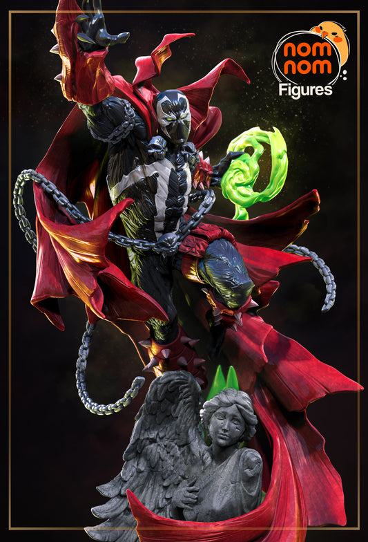 Spawn - Unassembled and Unpainted Garage Kit - Model Designed by NomNom Figures