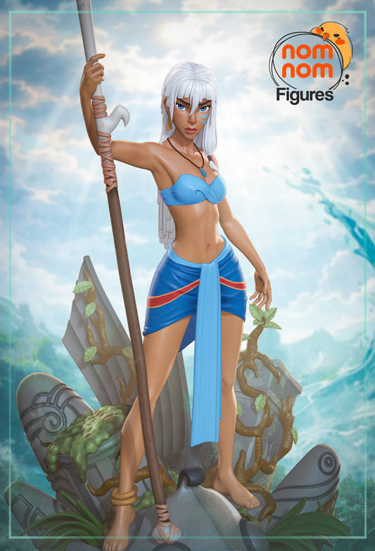 Kida - Unassembled and Unpainted Garage Kit - Model Designed by NomNom Figures