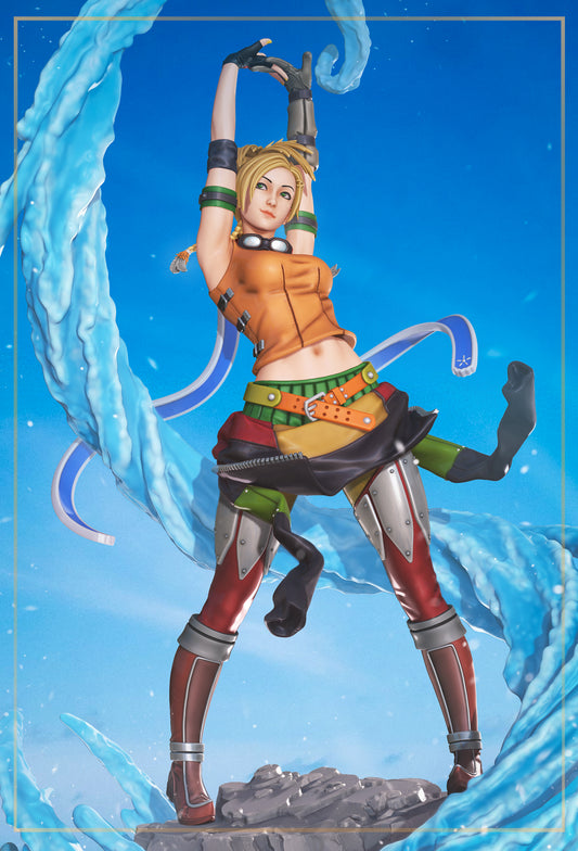 Rikku - Unassembled and Unpainted Garage Kit - Model Deisgned by NomNom Figures