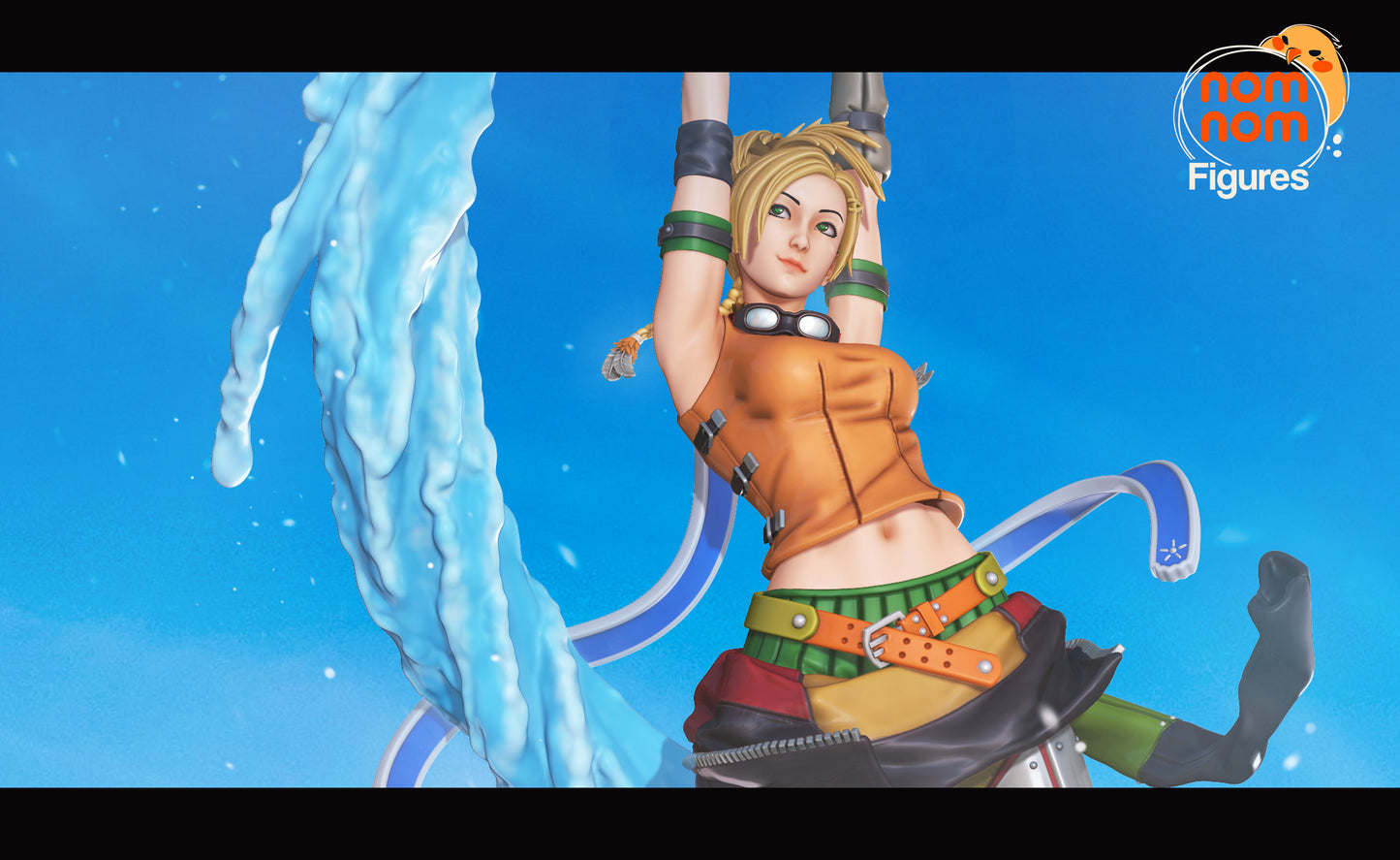 Rikku - Unassembled and Unpainted Garage Kit - Model Deisgned by NomNom Figures