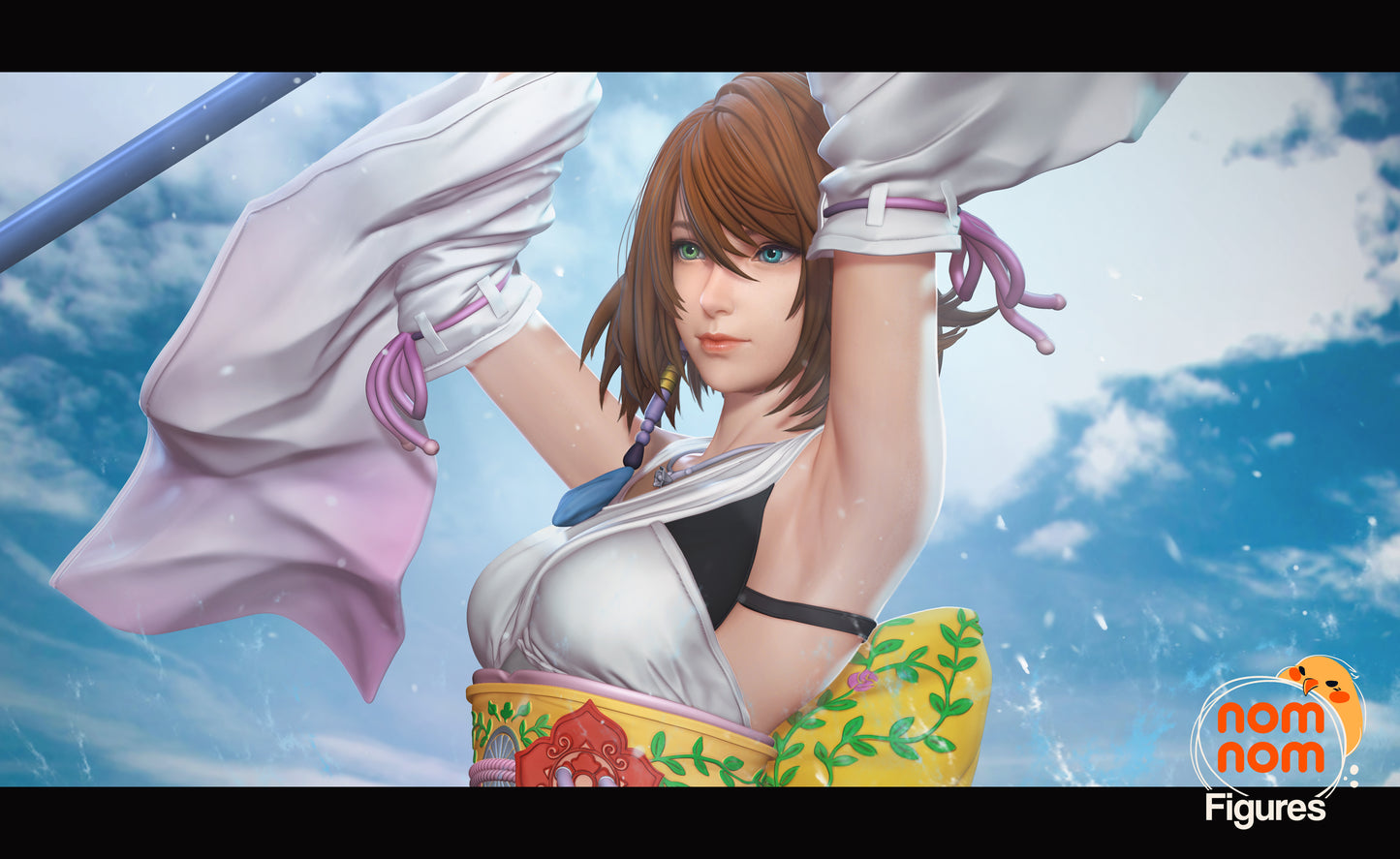 Yuna FFX - Unassembeld and Unpainted Garage Kit - Model Designed by NomNom Figures