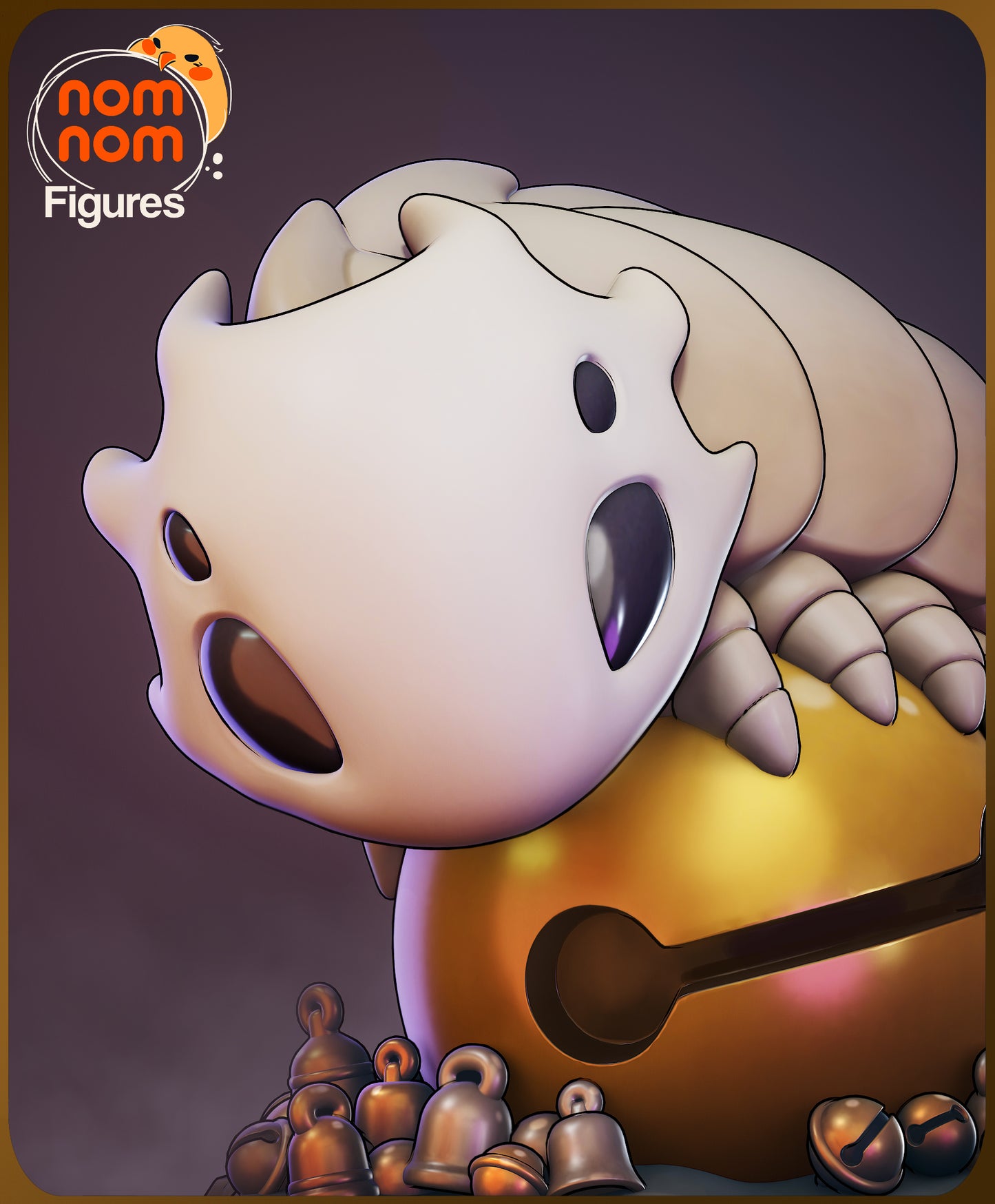 Chibi BellBeast - Unassembled and Unpainted Garage Kit - Model Designed by NomNom Figures