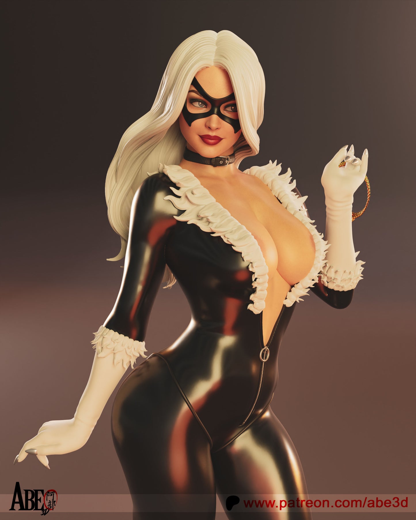 Black Cat - Unassembled and Unpainted Garage Kit - Model Designed by Abe3D