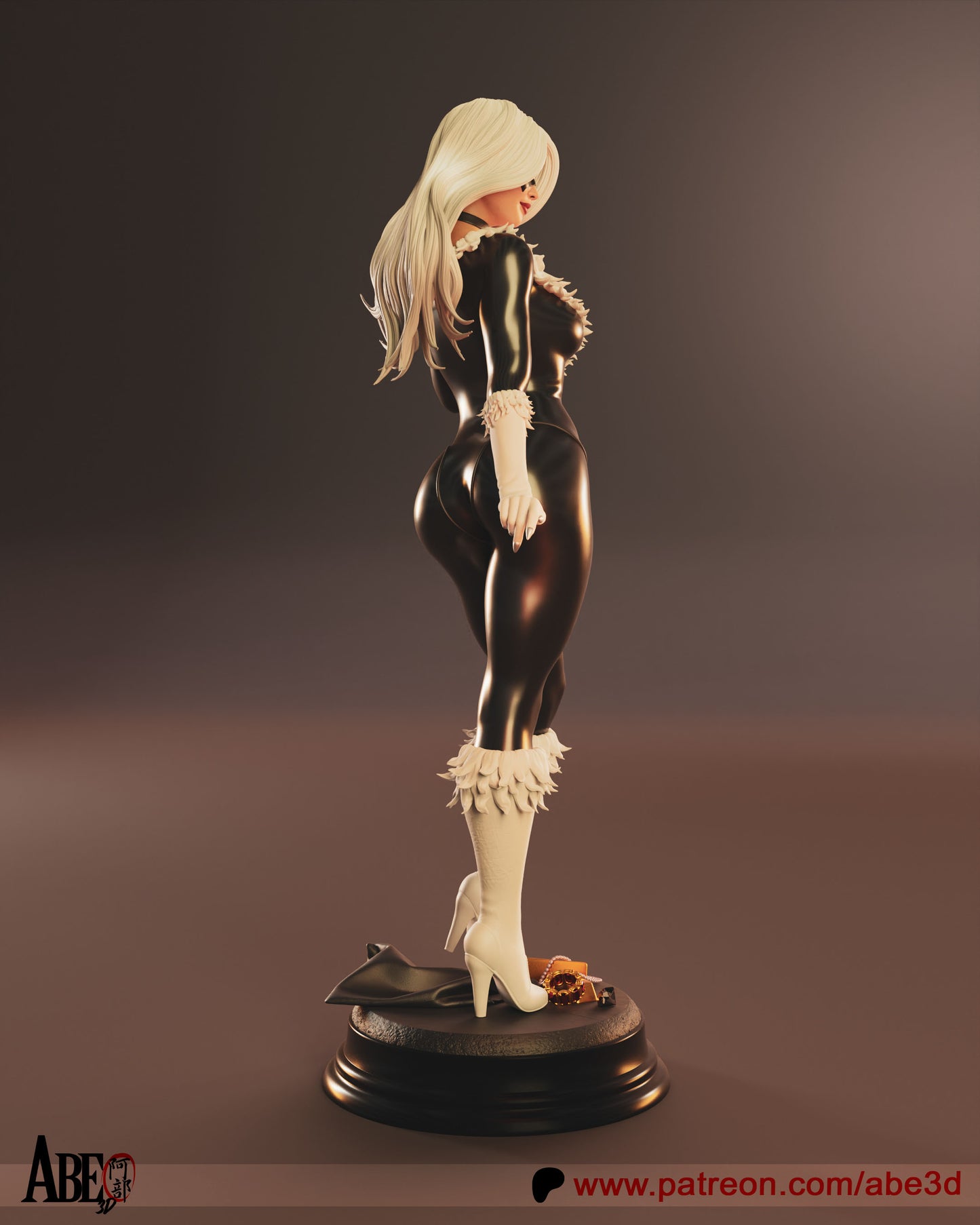 Black Cat - Unassembled and Unpainted Garage Kit - Model Designed by Abe3D