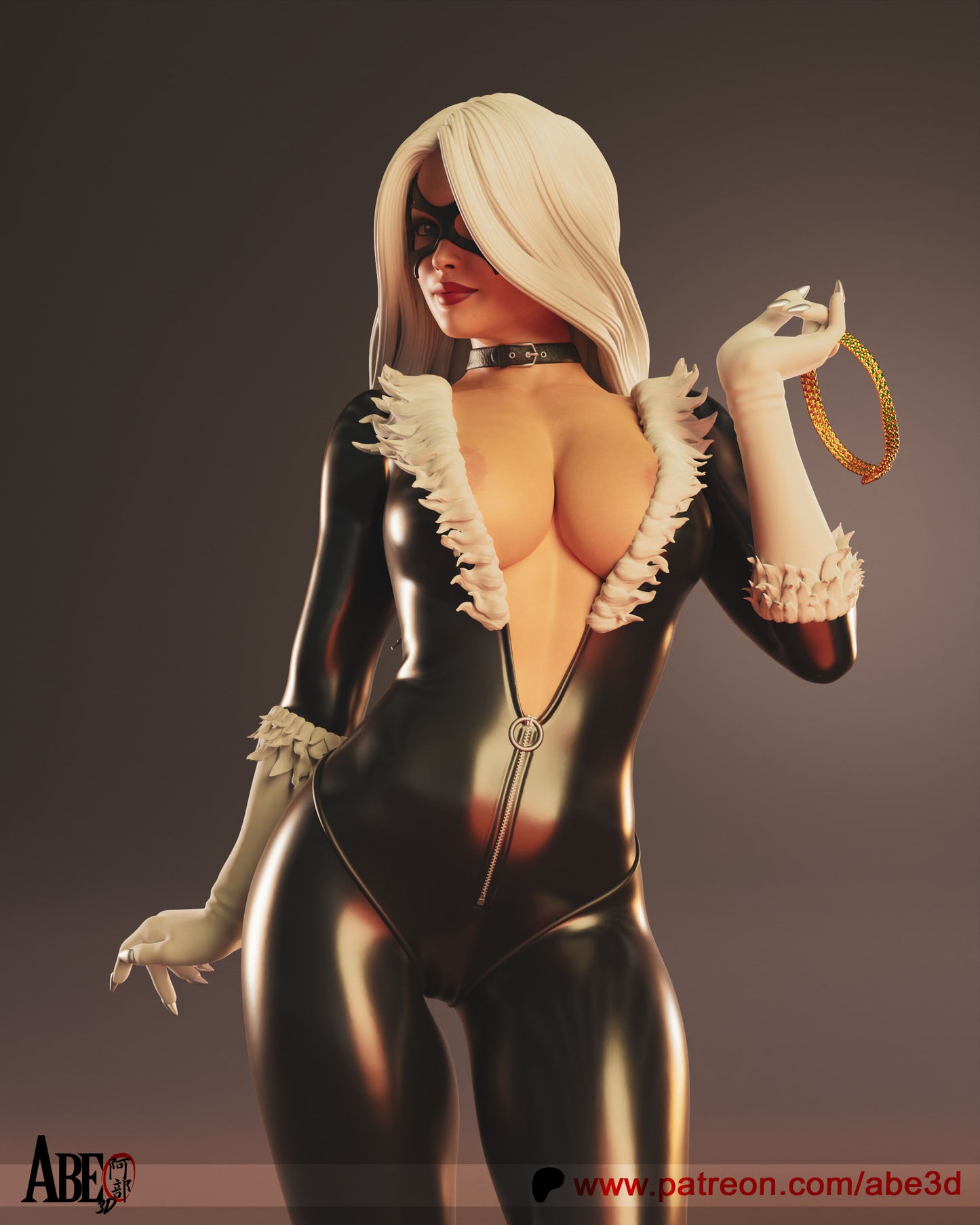 Black Cat - Unassembled and Unpainted Garage Kit - Model Designed by Abe3D
