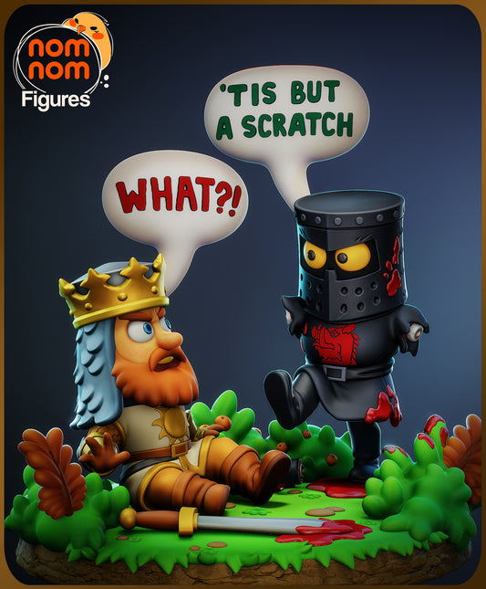 Chibi The Black Night - Unassembled and Unpainted Garage Kit - Model Designed by NomNom Figures