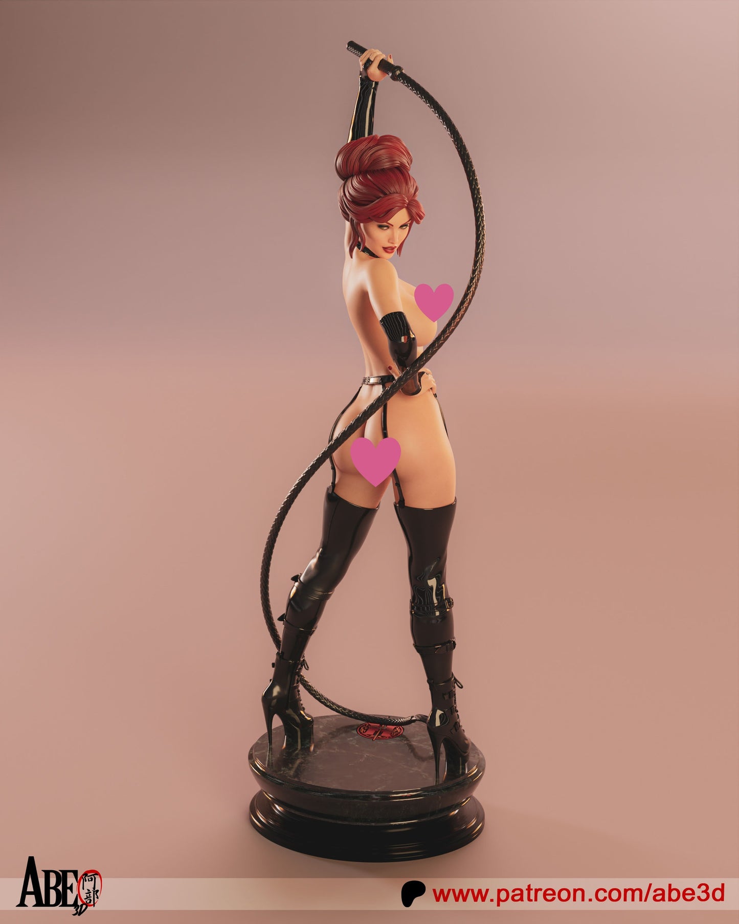 Jean Grey (Black Queen) NSFW - (WHIP VARIANTS INCLUDED) Unassembled and Unpainted Garage Kit - Model Designed by Abe3D