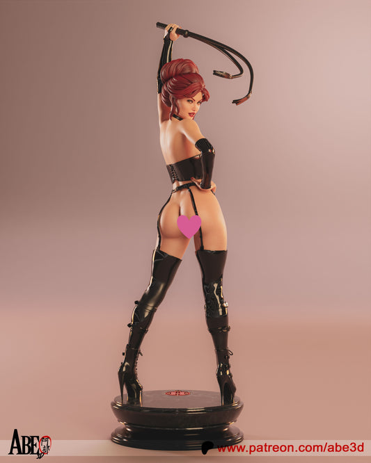 Jean Grey (Black Queen) NSFW - (WHIP VARIANTS INCLUDED) Unassembled and Unpainted Garage Kit - Model Designed by Abe3D