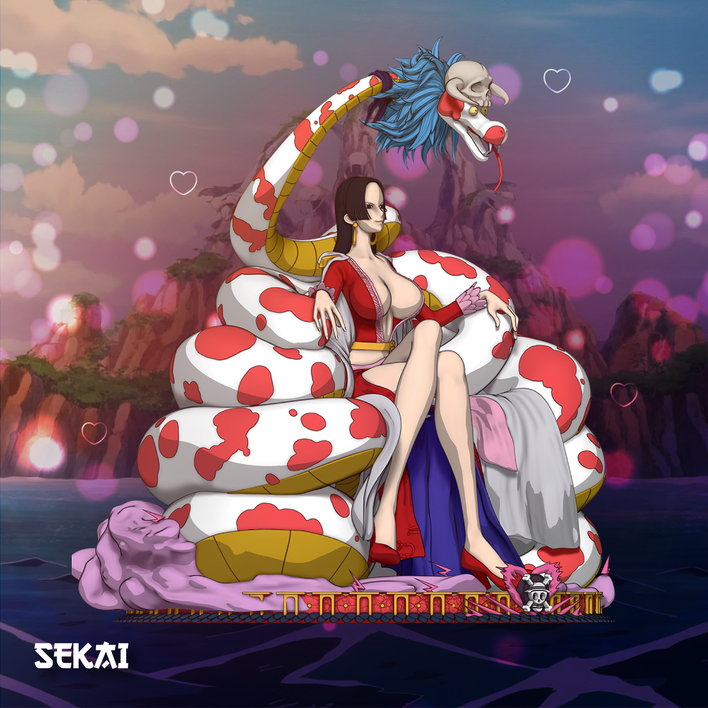 Boa Hancock - Unassembled and Unpainted Garage Kit - Model Designed by Sekai3D