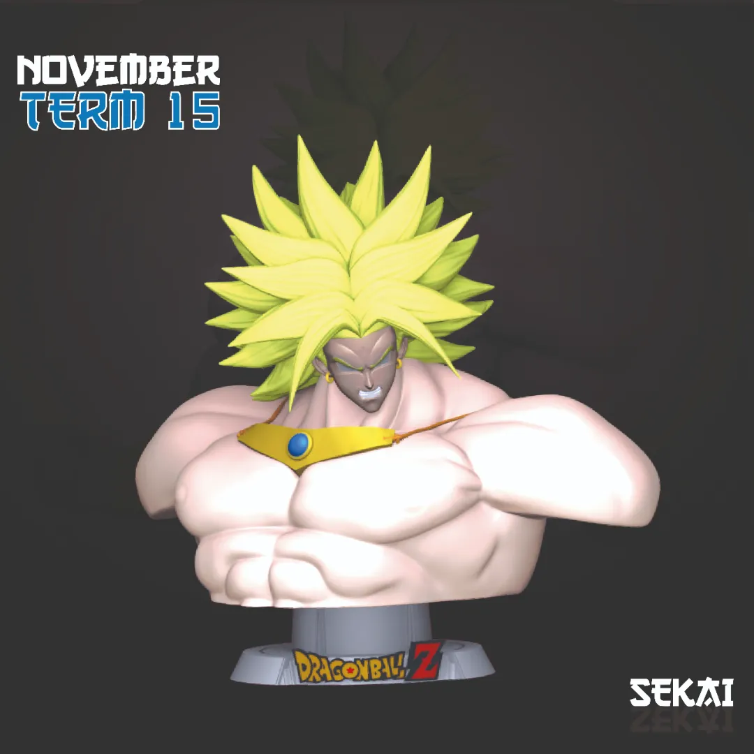 Broly - Unassembled and Unpainted Garage Kit - Model Designed by Sekai3D