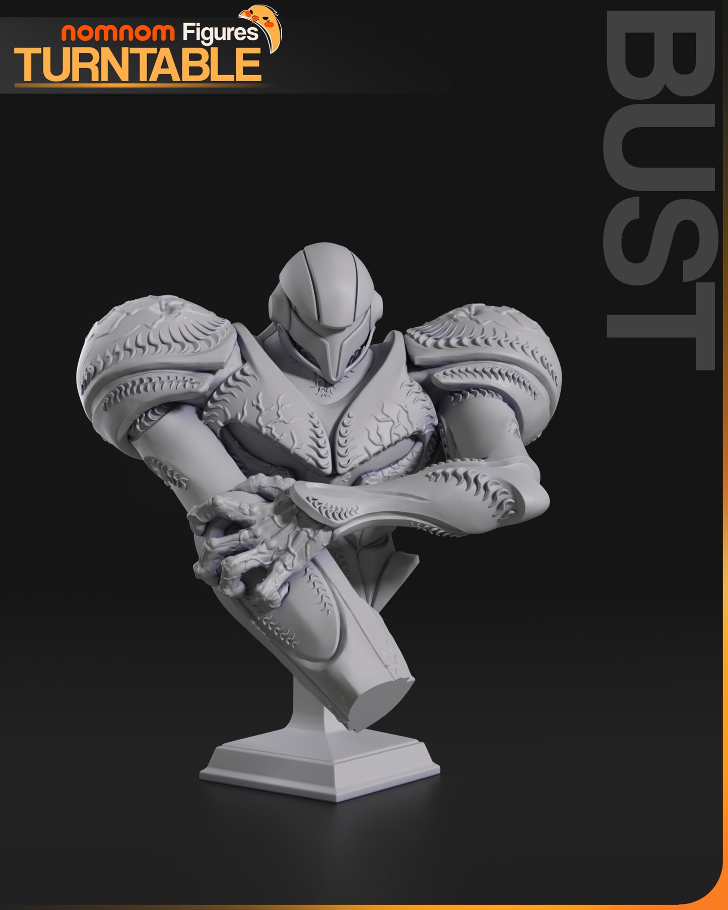 Dark Samus - Unassembled and Unpainted Garage Kit - Model Designed by NomNom Figures