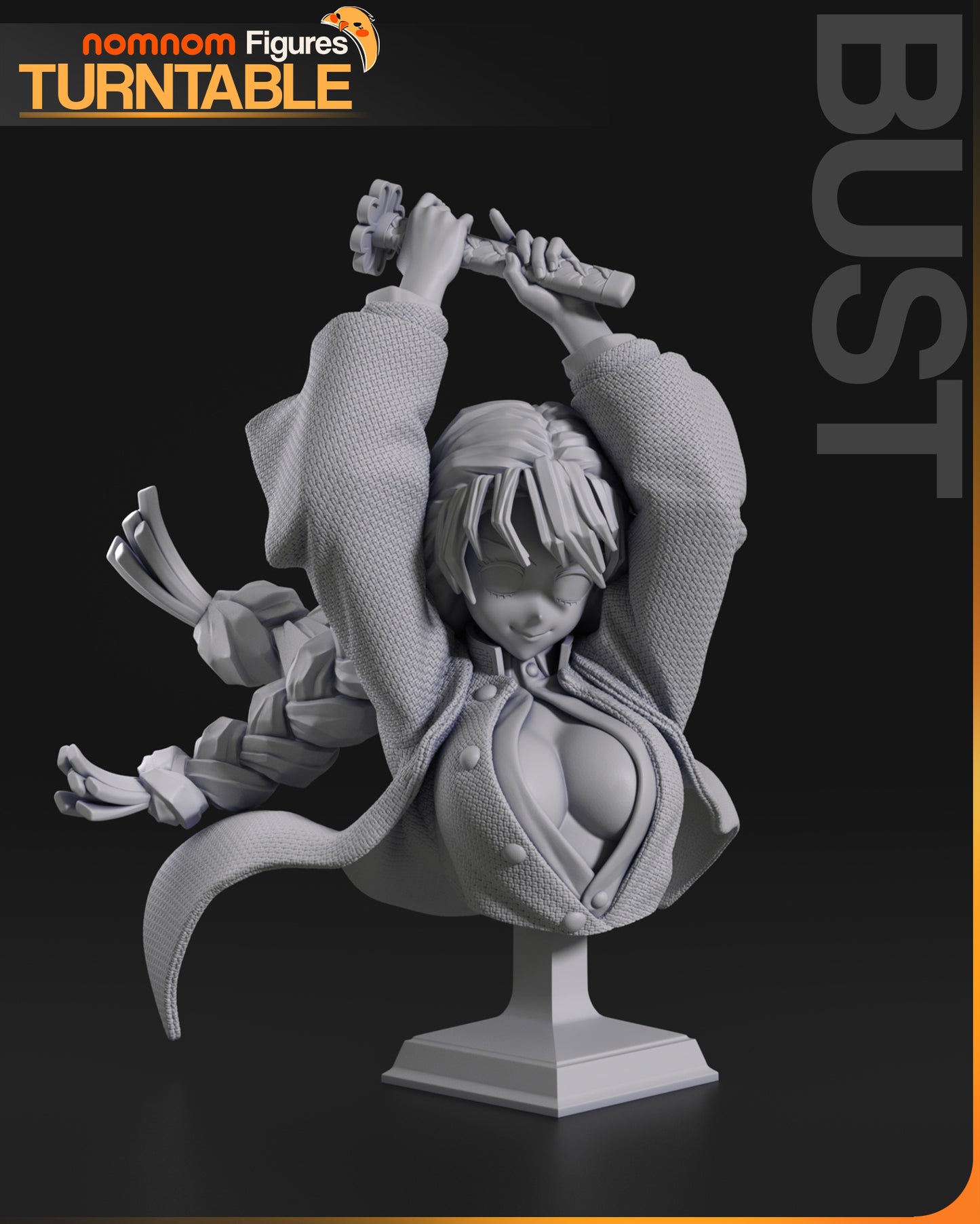 Mitsuri - Unassembled and Unpainted Garage Kit - Model Designed by NomNom Figures