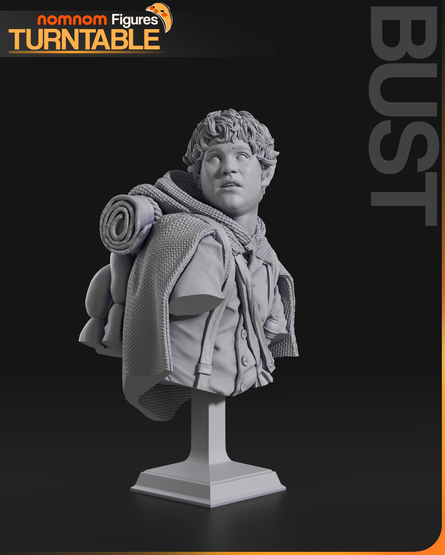 Samwise Gamgee - Unassembled and Unpainted Garage Kit - Model Designed by NomNom Figures
