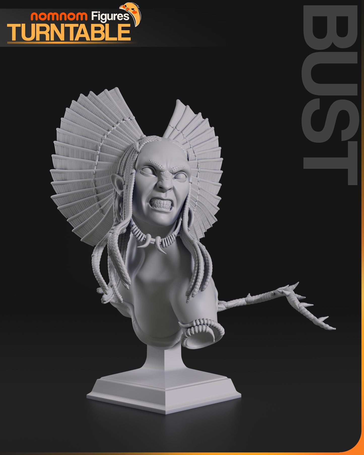 Varang - Unassembled and Unpainted Garage Kit - Model Designed by Nomnom Figures