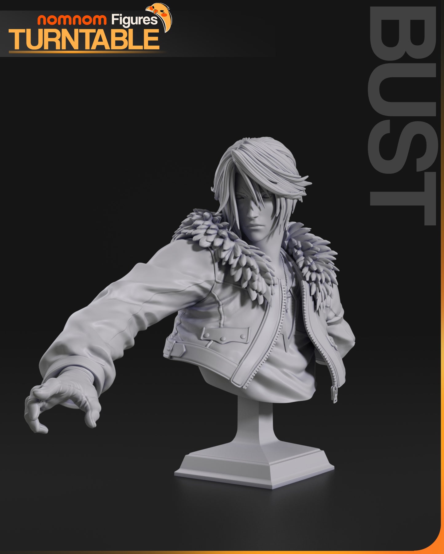 Squall - Unassembled and Unpainted Garage Kit - Model Designed by NomNom Figures