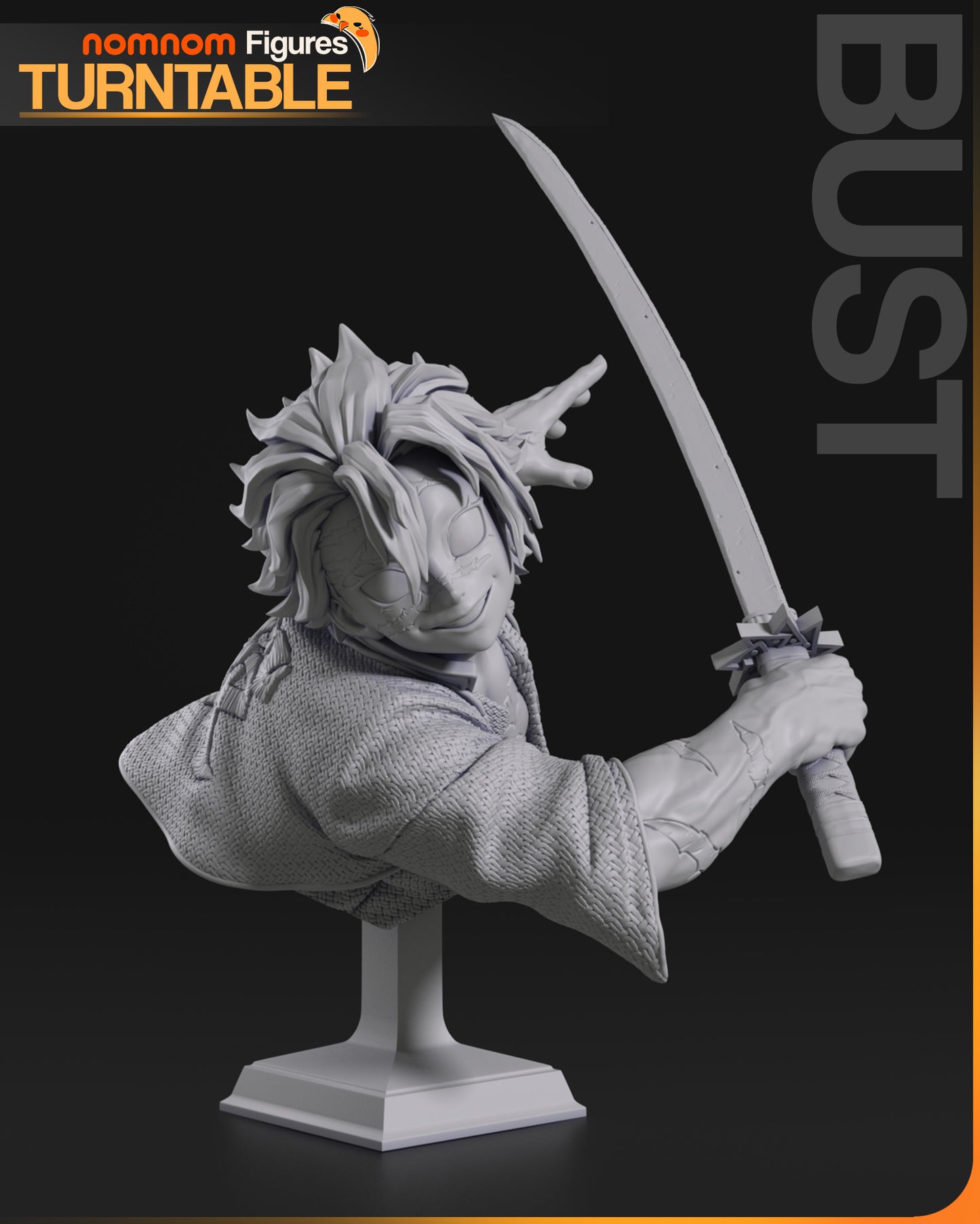 Sanemi - Unassembled and Unpainted Garage Kit - Model Designed by NomNom Figures