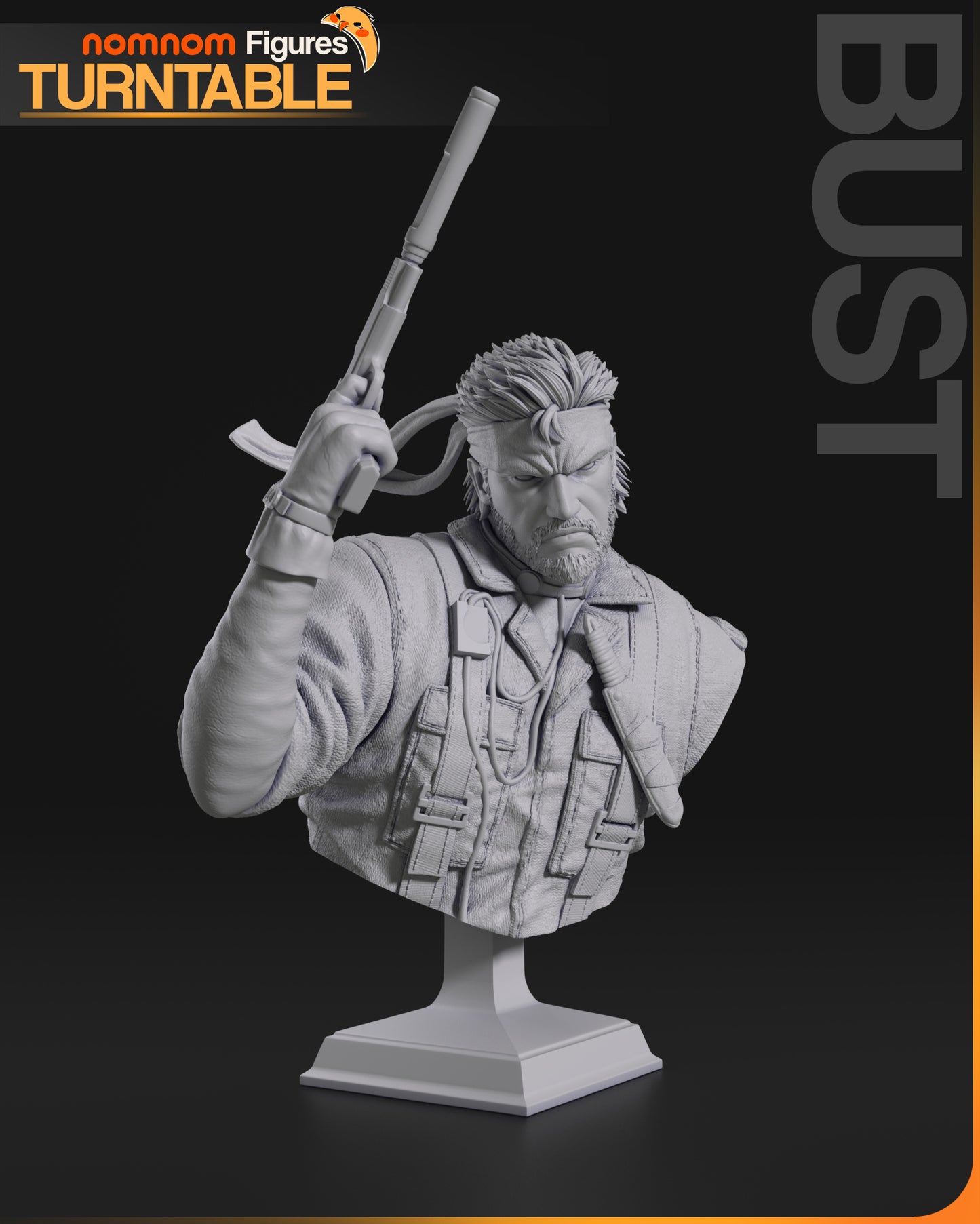 Snake - Unassembled and Unpainted Garage Kit - Model Designed by NomNom Figures