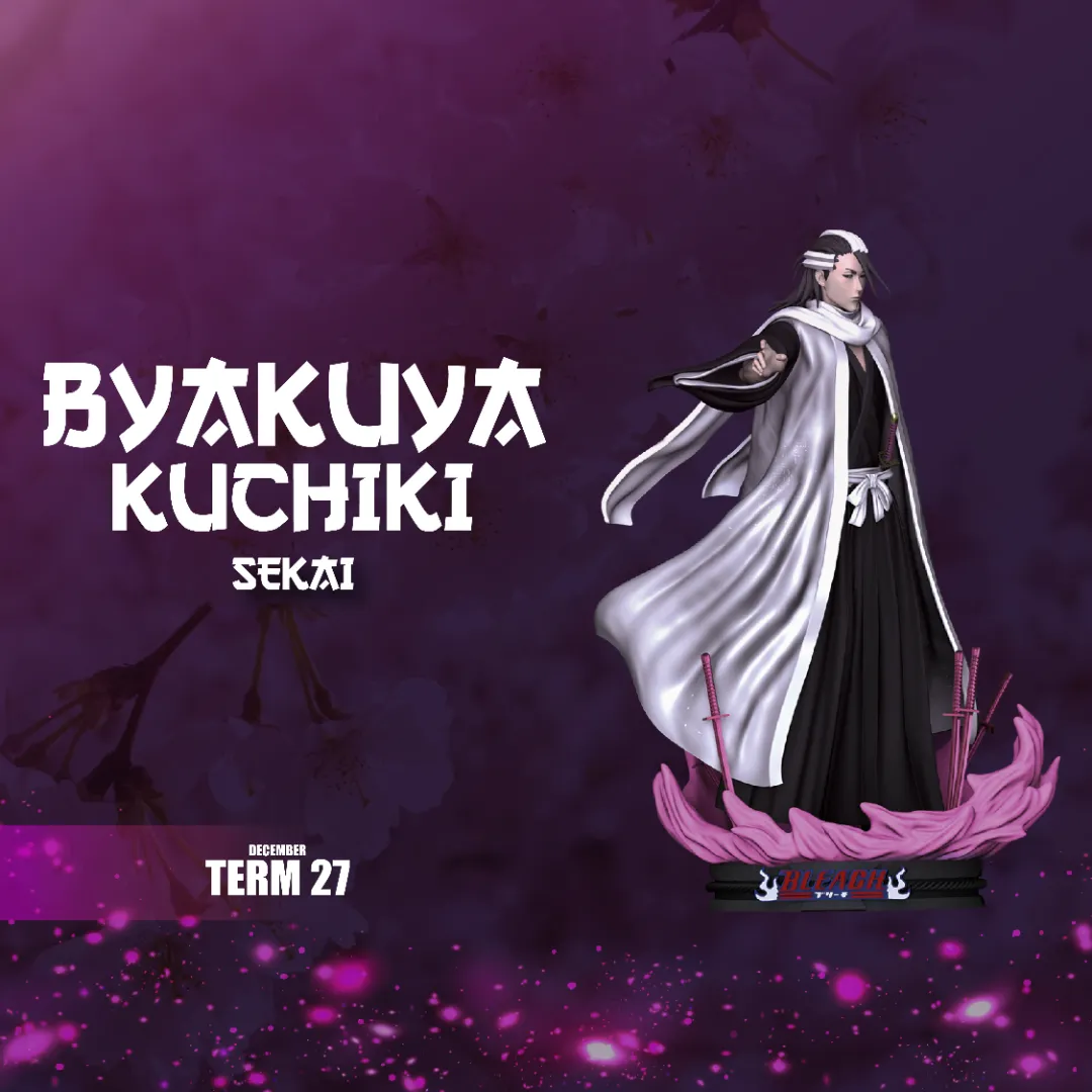 Byakuya - Unassembled and Unpainted Garage Kit - Model Designed by Sekai3D