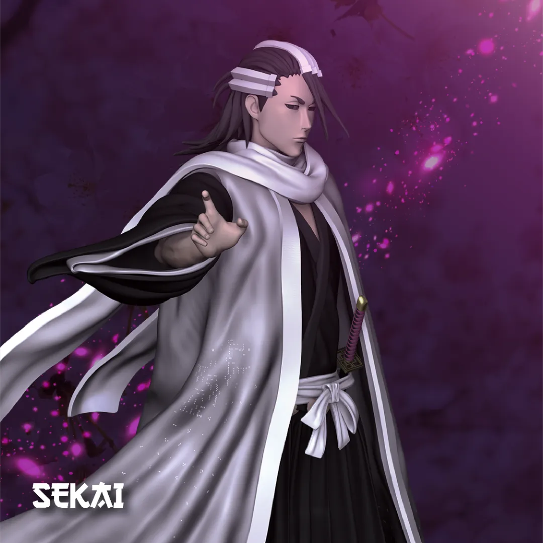 Byakuya - Unassembled and Unpainted Garage Kit - Model Designed by Sekai3D
