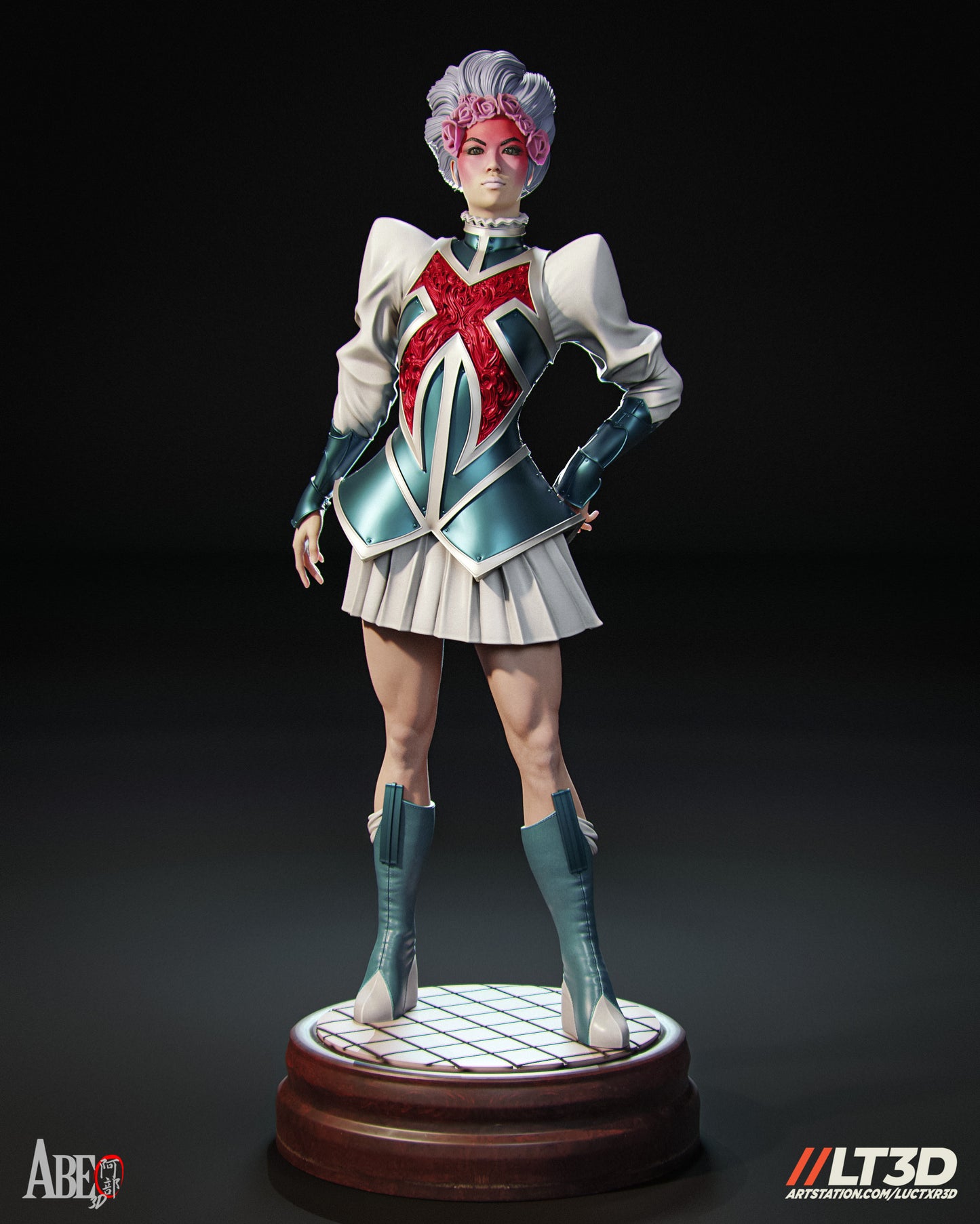 Hellfire Gala Captain Britain - Unassembled and Unpainted Garage Kit - Model Designed by Abe3d/LT3D