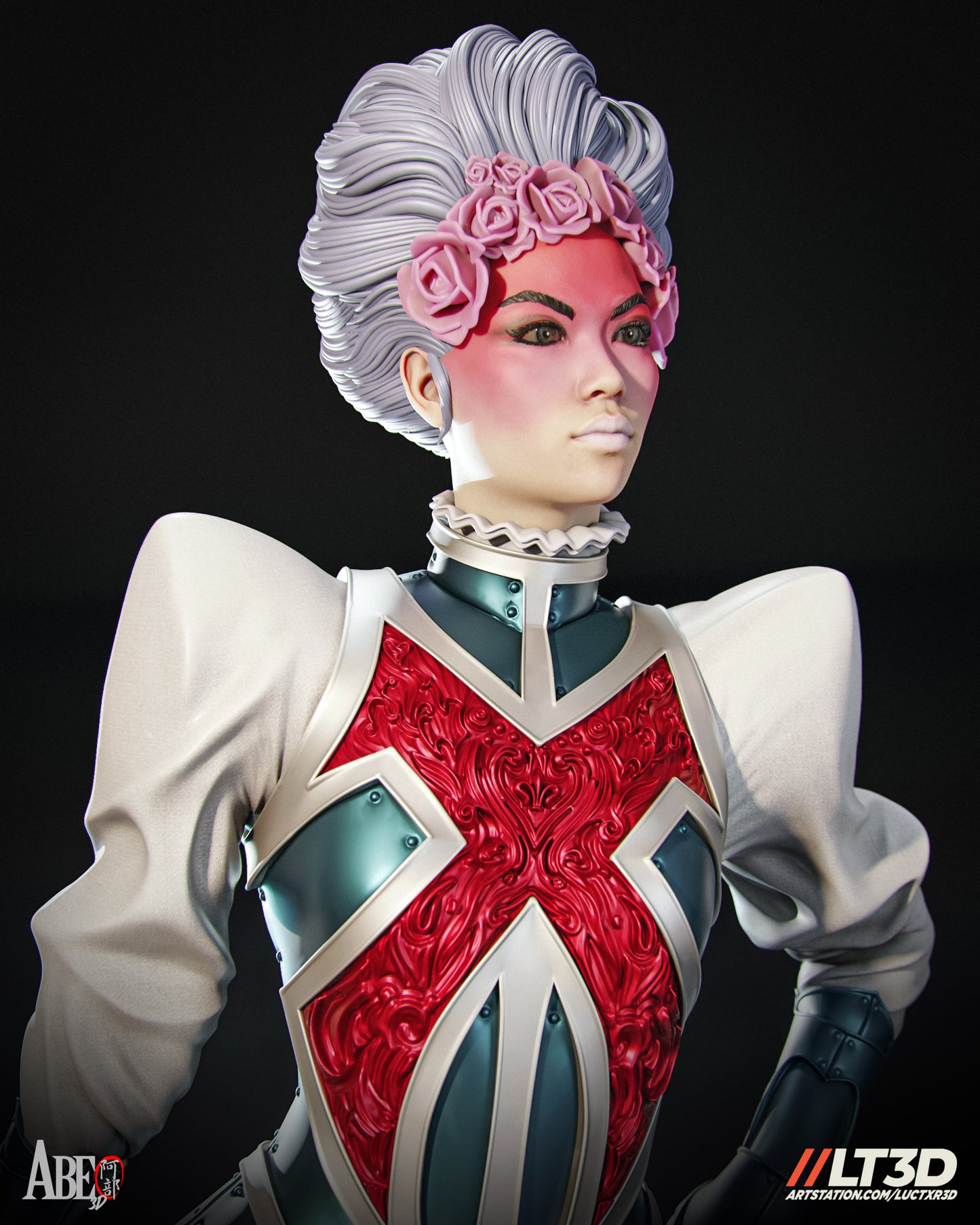 Hellfire Gala Captain Britain - Unassembled and Unpainted Garage Kit - Model Designed by Abe3d/LT3D