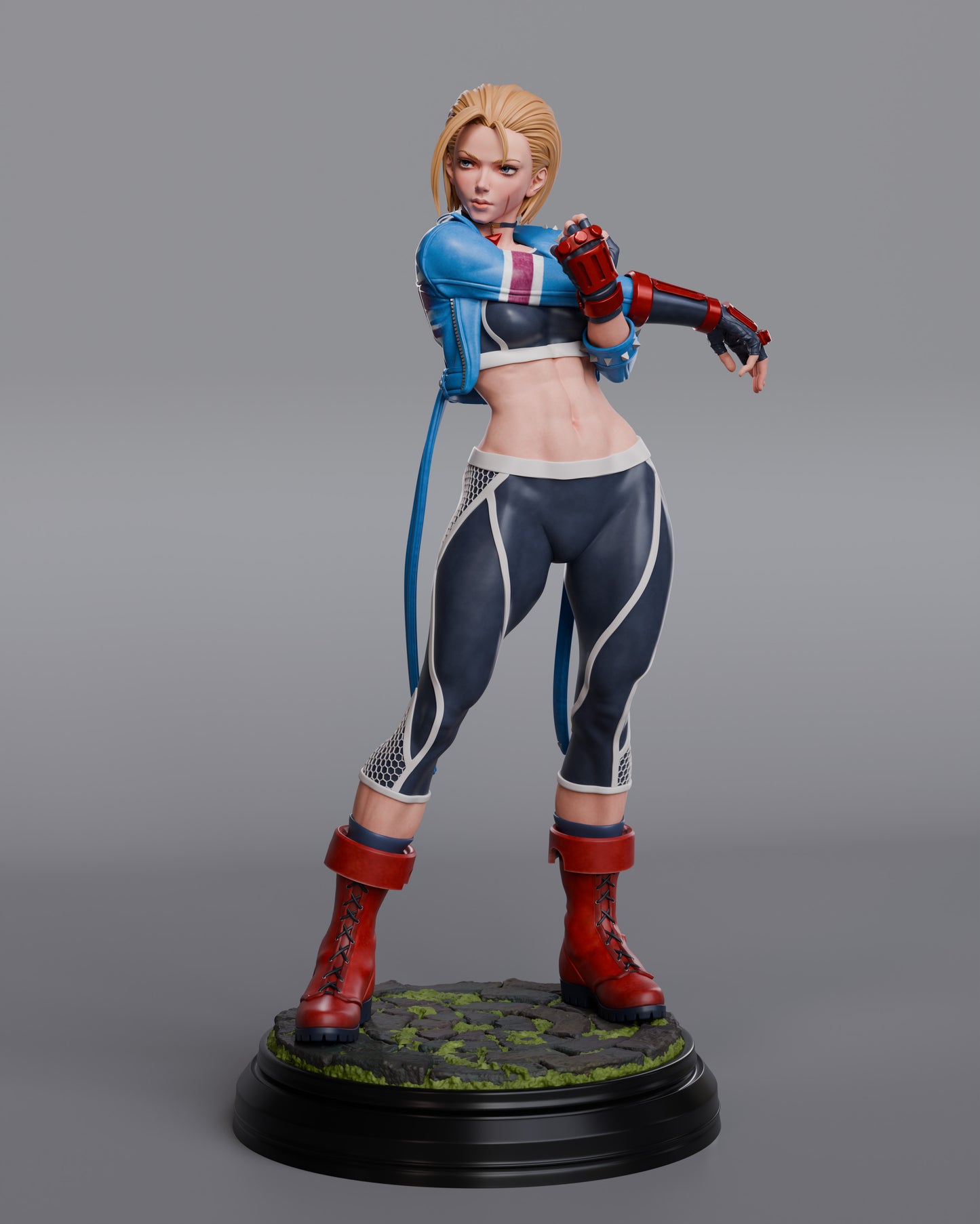 Cammy SF6 - Unassembled and Unpainted Garage Kit - Model Designed by Abe3d/Davi
