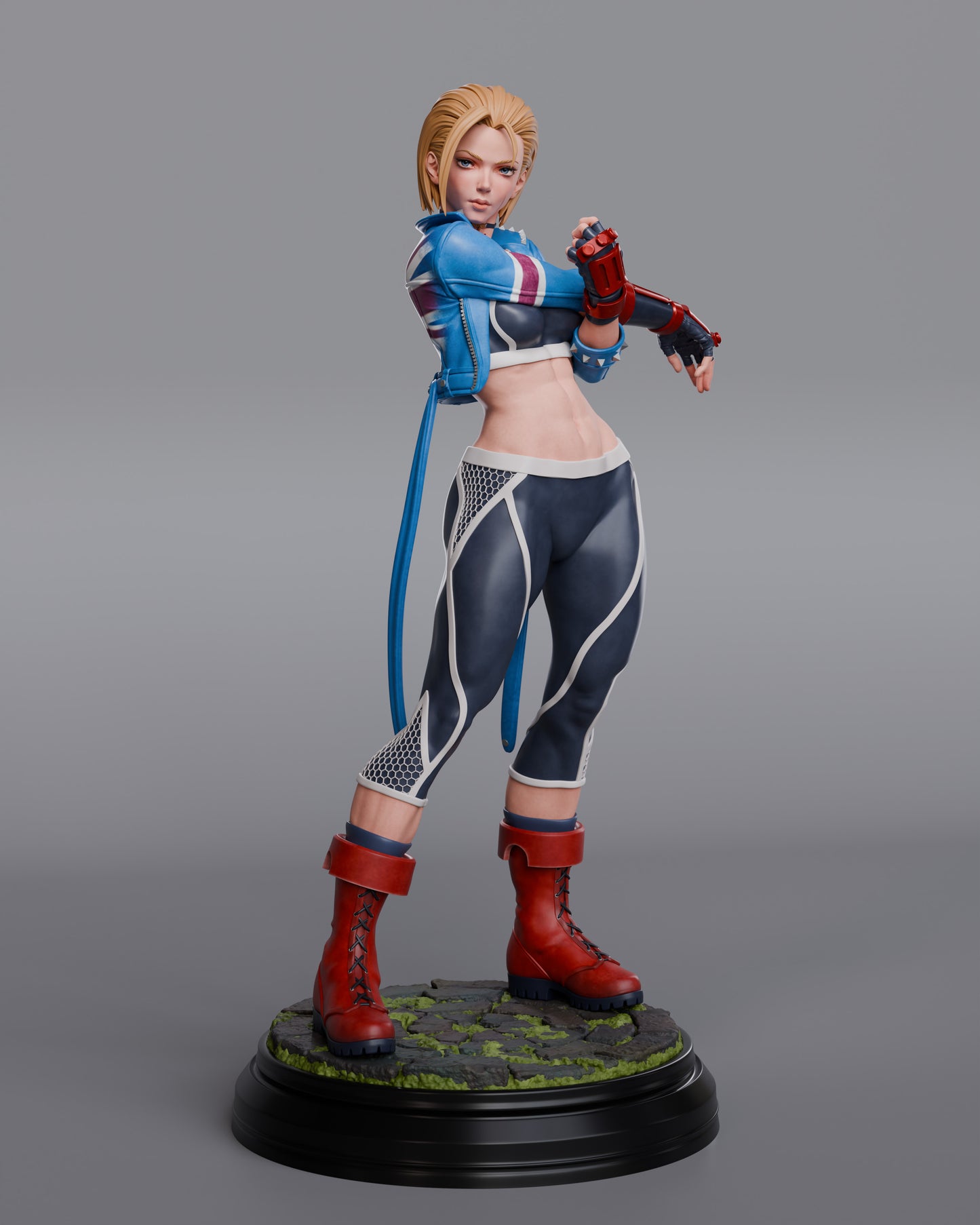 Cammy SF6 - Unassembled and Unpainted Garage Kit - Model Designed by Abe3d/Davi