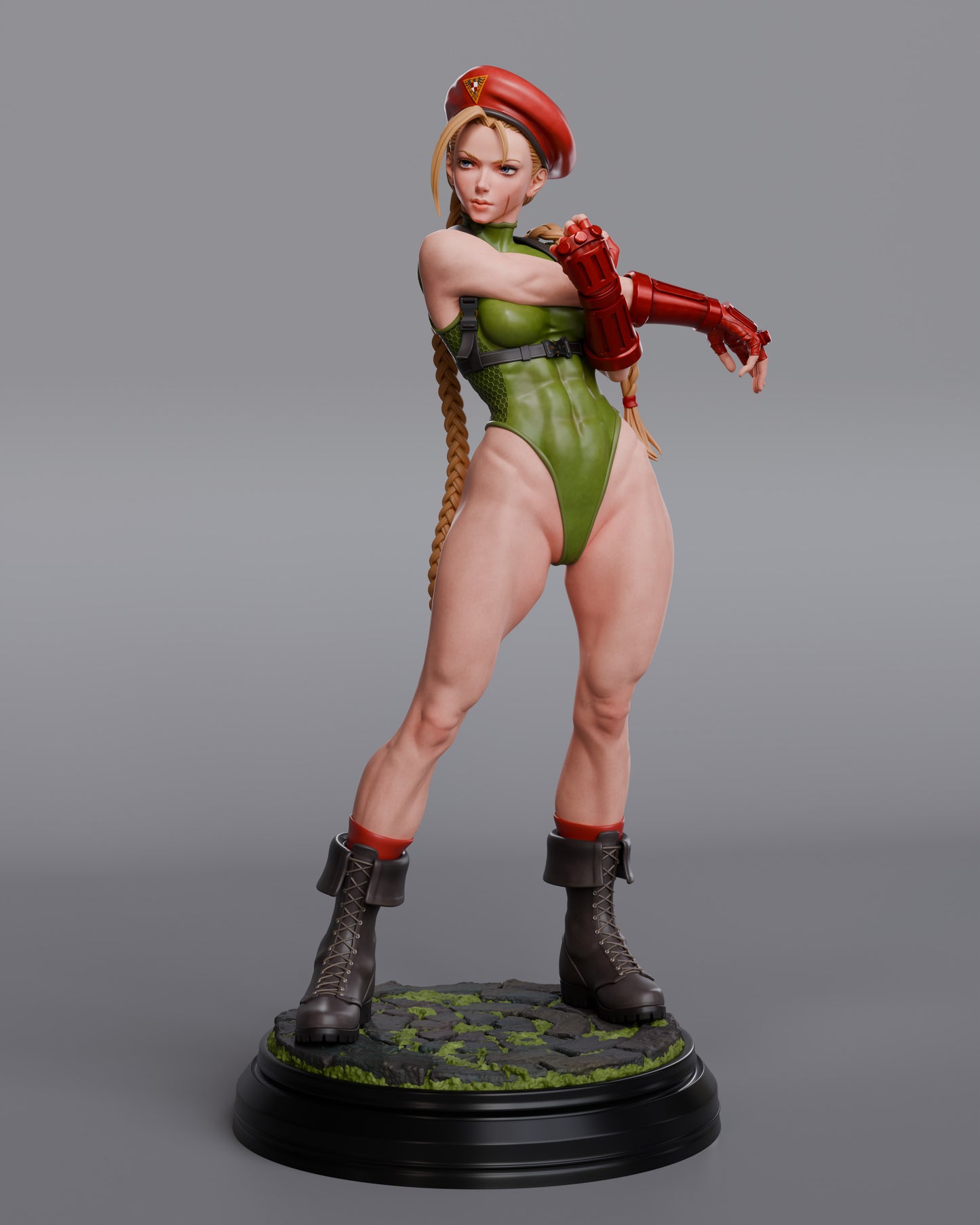 Cammy (Street Fighter 2) - Unassembled and Unpainted Garage Kit - Model Designed by Abe3d