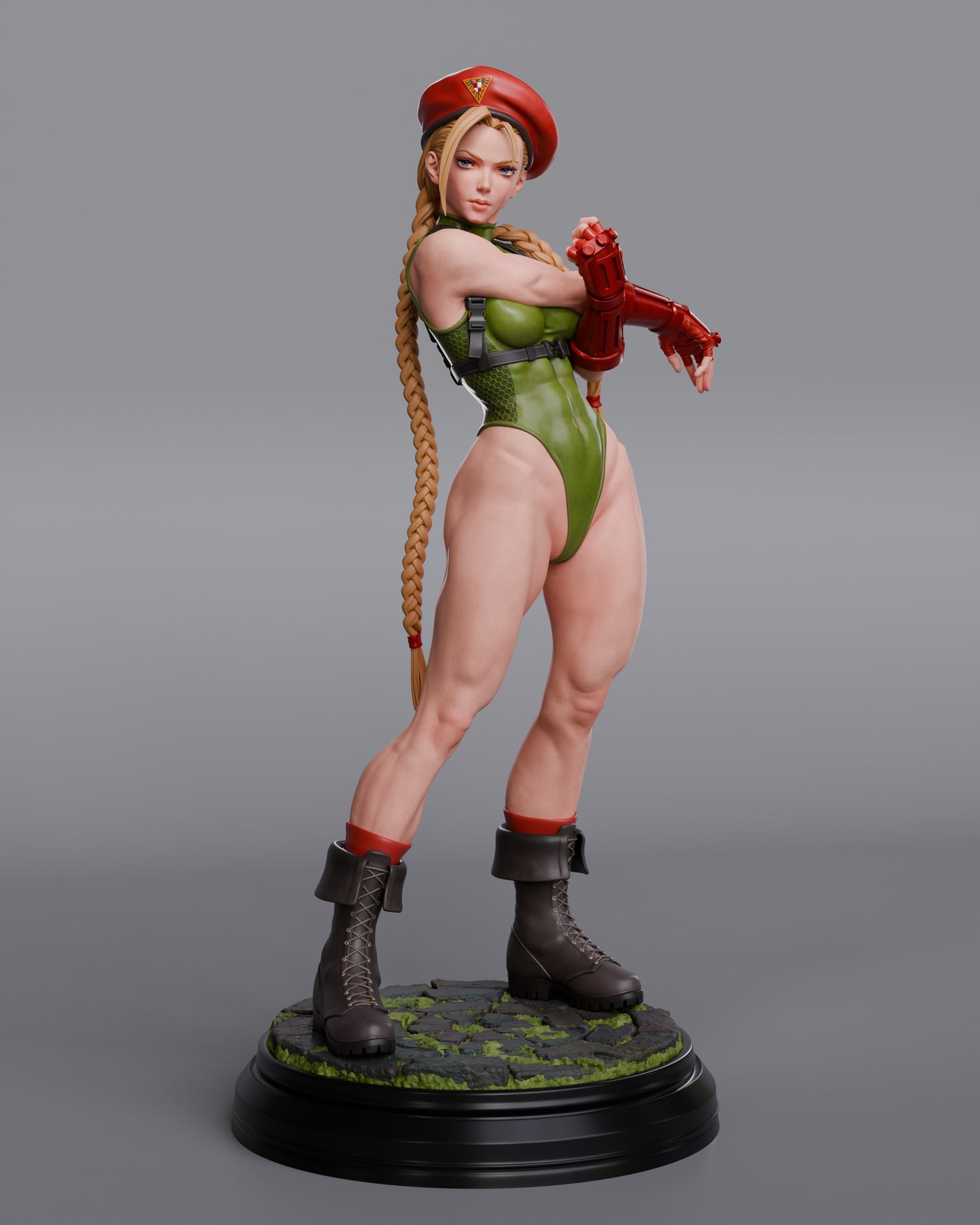 Cammy (Street Fighter 2) - Unassembled and Unpainted Garage Kit - Model Designed by Abe3d