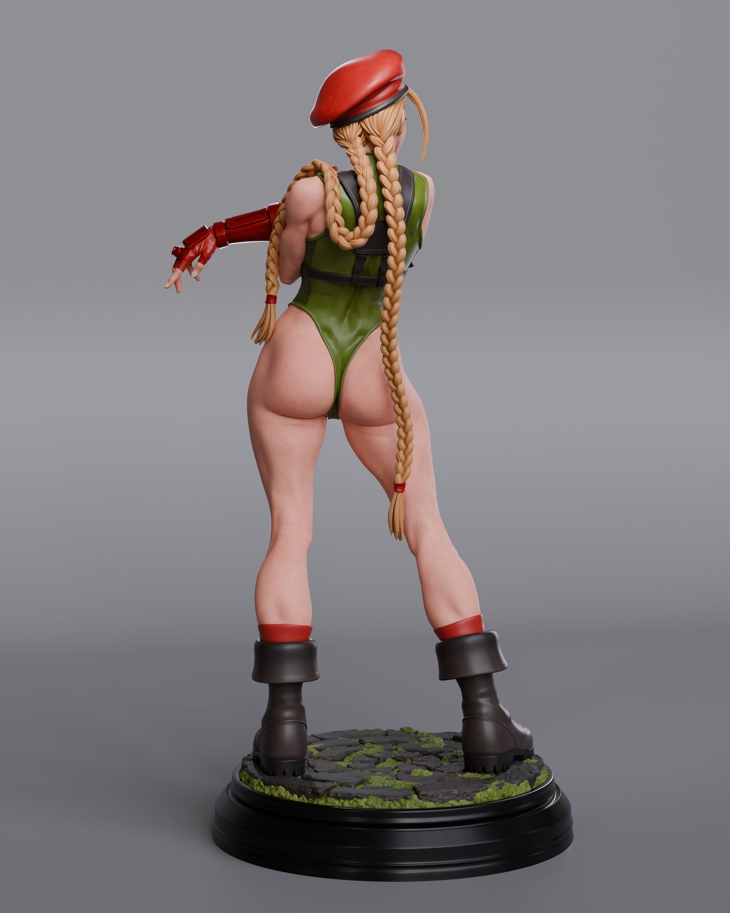 Cammy (Street Fighter 2) - Unassembled and Unpainted Garage Kit - Model Designed by Abe3d