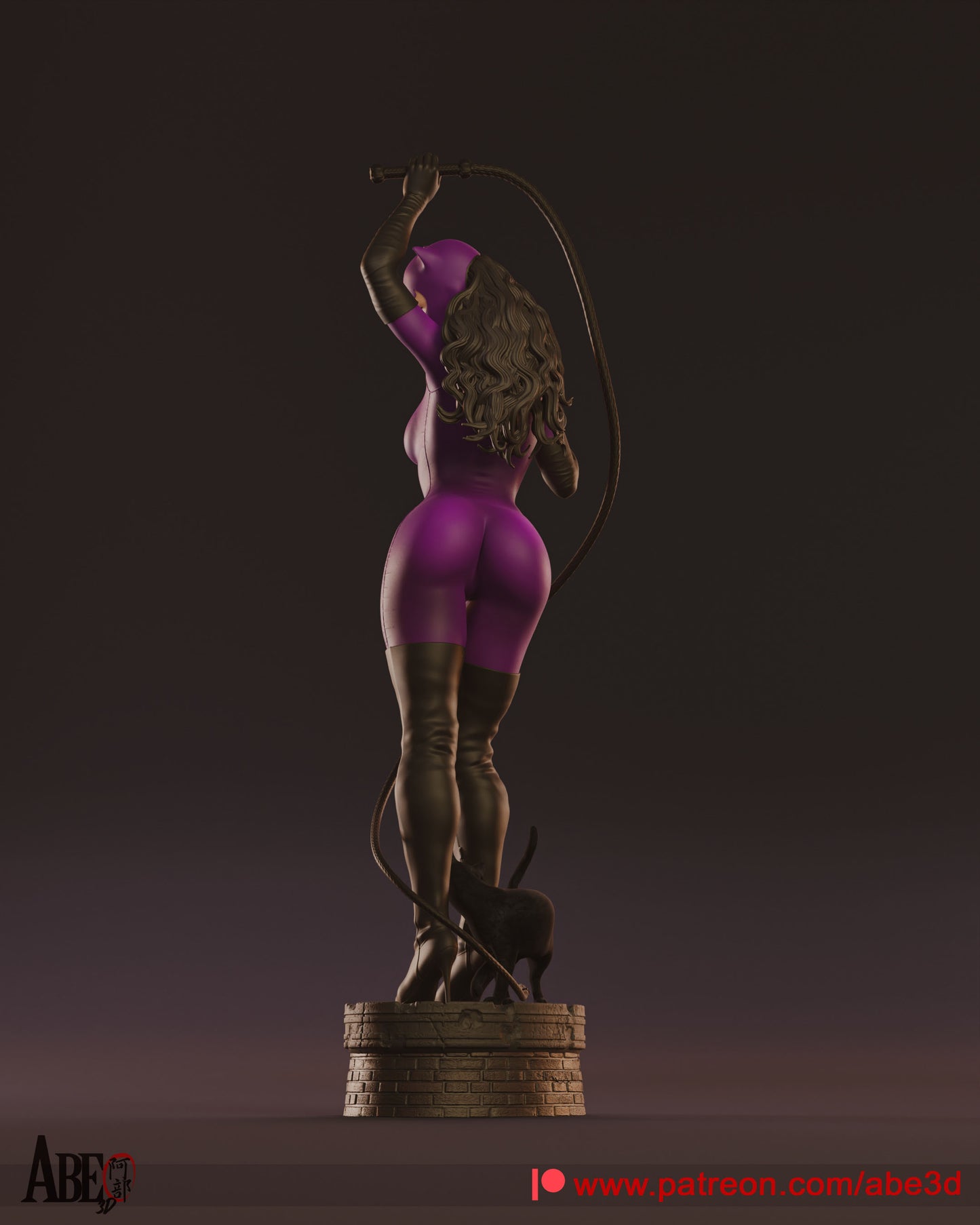 Catwoman (HAIR/HEAD VARIANT INCLUDED) - Unassembled and Unpainted Garage Kit - Model Designed by Abe3d