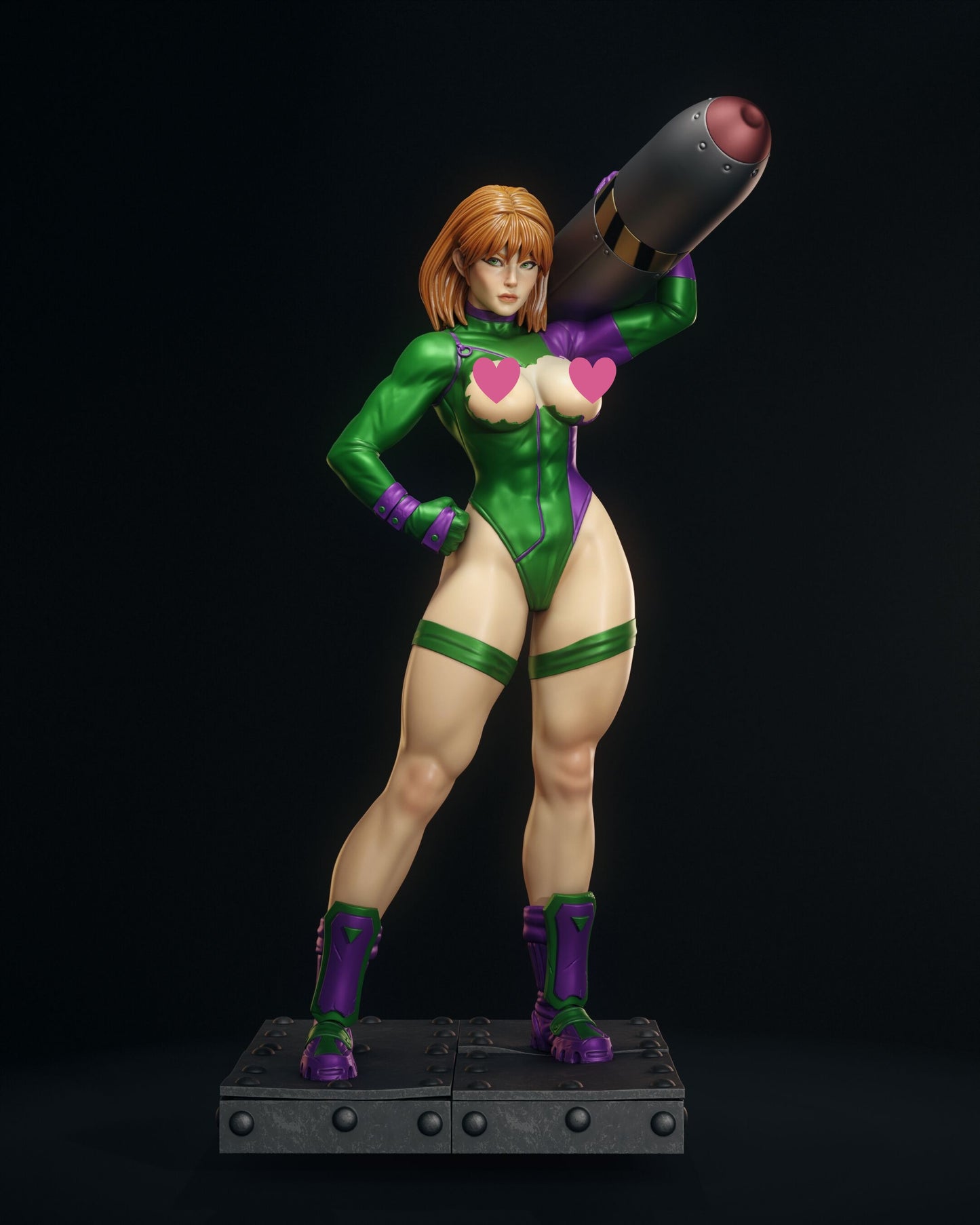 Caitlin Fairchild NSFW - Unassembled and Unpainted Garage Kit - Model Designed by Abe3d/Jungles