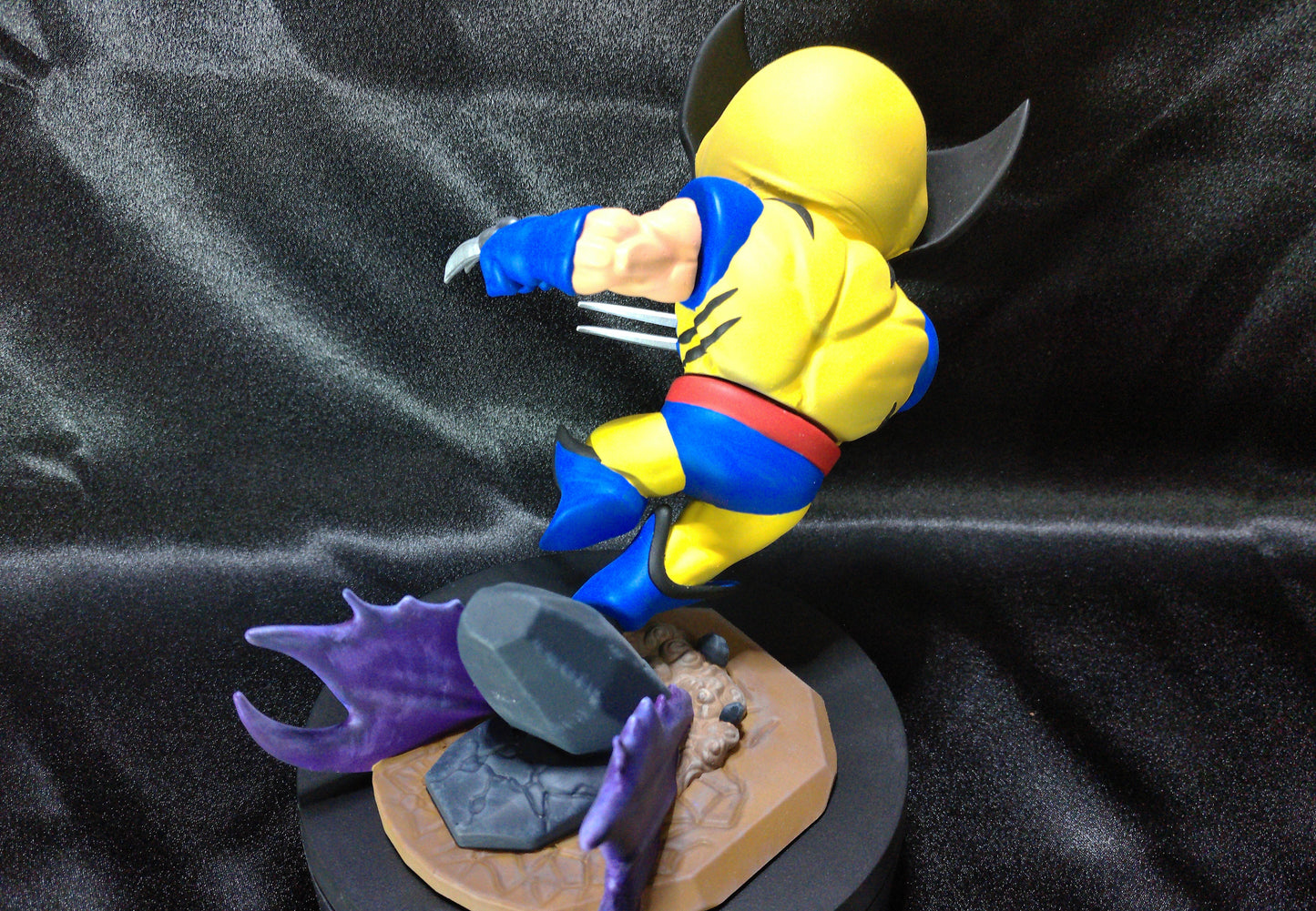 Chibi Wolverine - 3D Printed, PAINTED, unassembled Figurine - Model Designed by ChibiSTL
