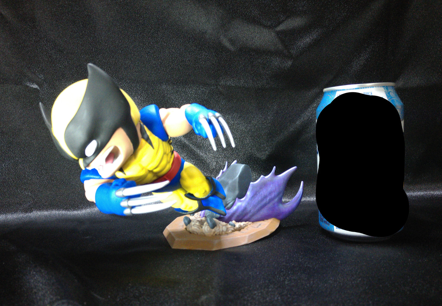 Chibi Wolverine - 3D Printed, PAINTED, unassembled Figurine - Model Designed by ChibiSTL