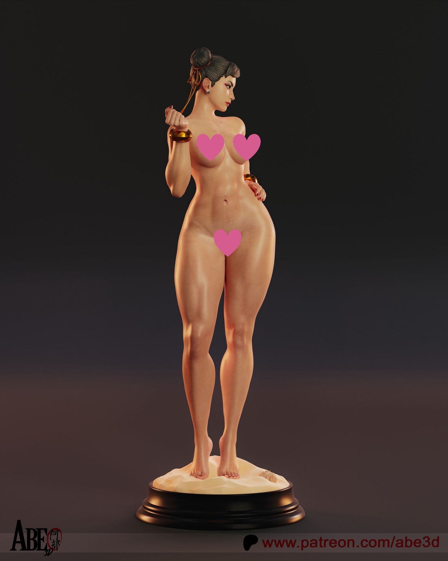 Chun-Li SF6 NSFW - Unassembled and Unpainted Garage Kit - Model Designed by Abe3d