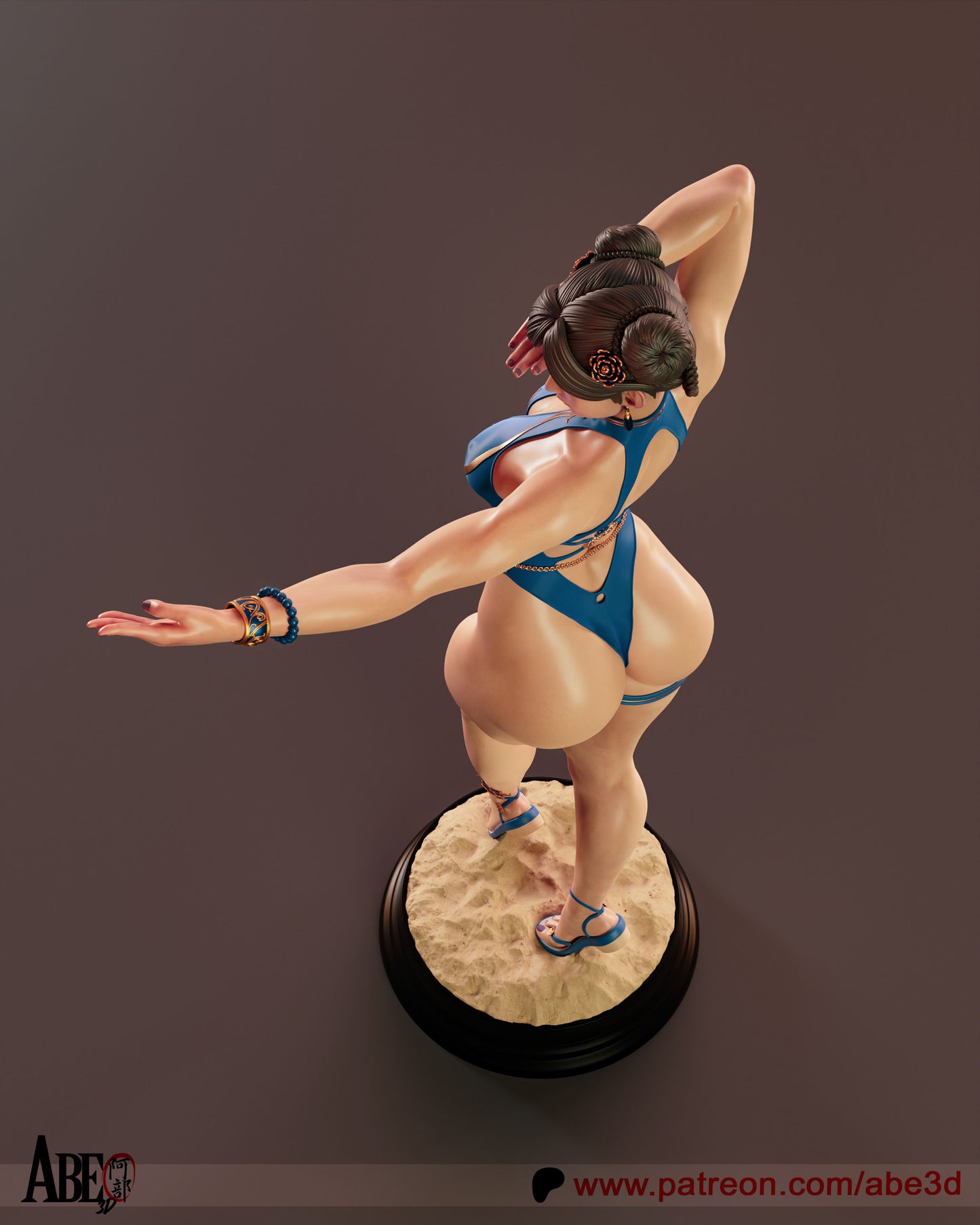 Chun-Li SF6 Outfit CST4 - Unassembled and Unpainted Garage Kit - Model Designed by Abe3D