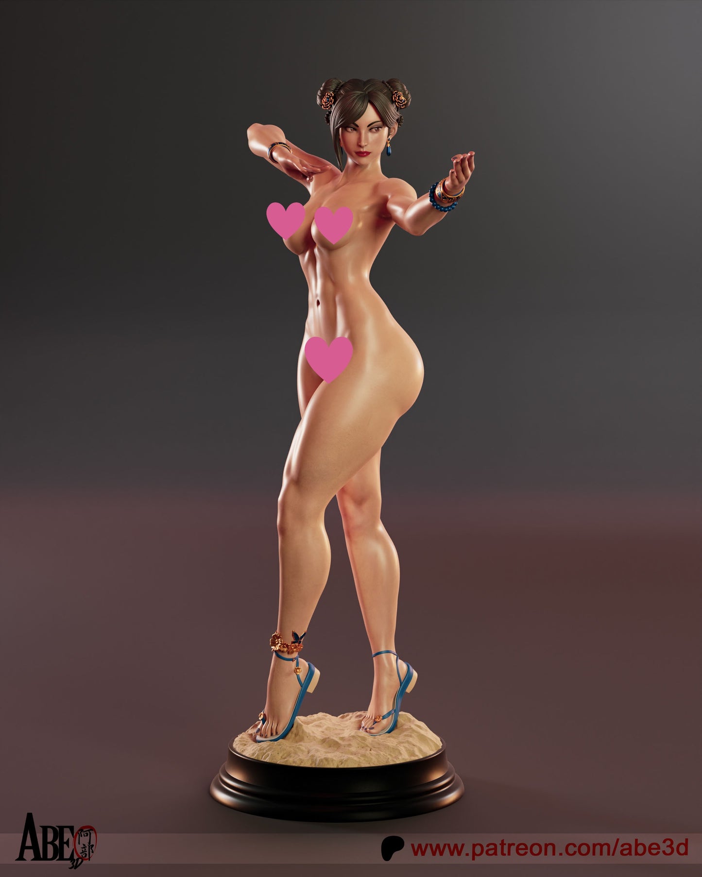 Chun Li SF6 NSFW - Unassembled and Unpainted Garage Kit - Model Designed by Abe3D
