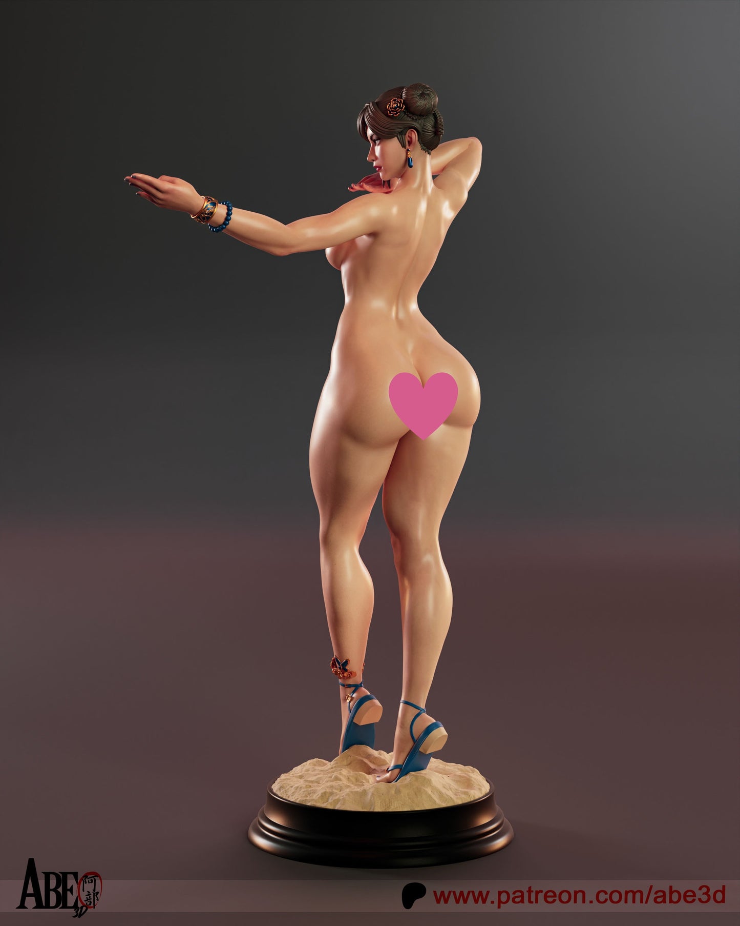Chun Li SF6 NSFW - Unassembled and Unpainted Garage Kit - Model Designed by Abe3D