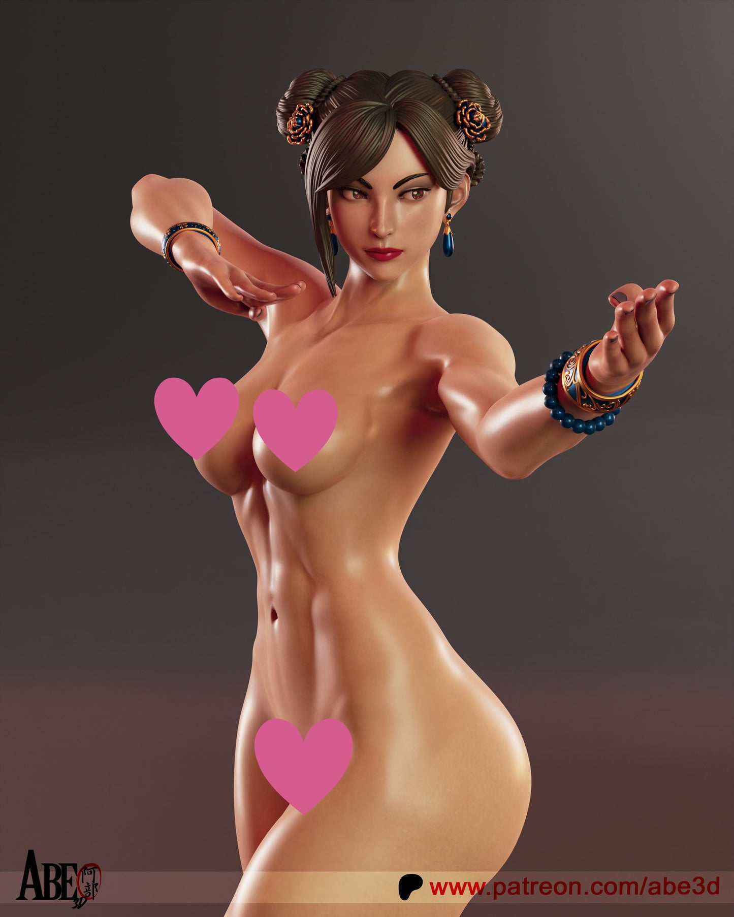 Chun Li SF6 NSFW - Unassembled and Unpainted Garage Kit - Model Designed by Abe3D