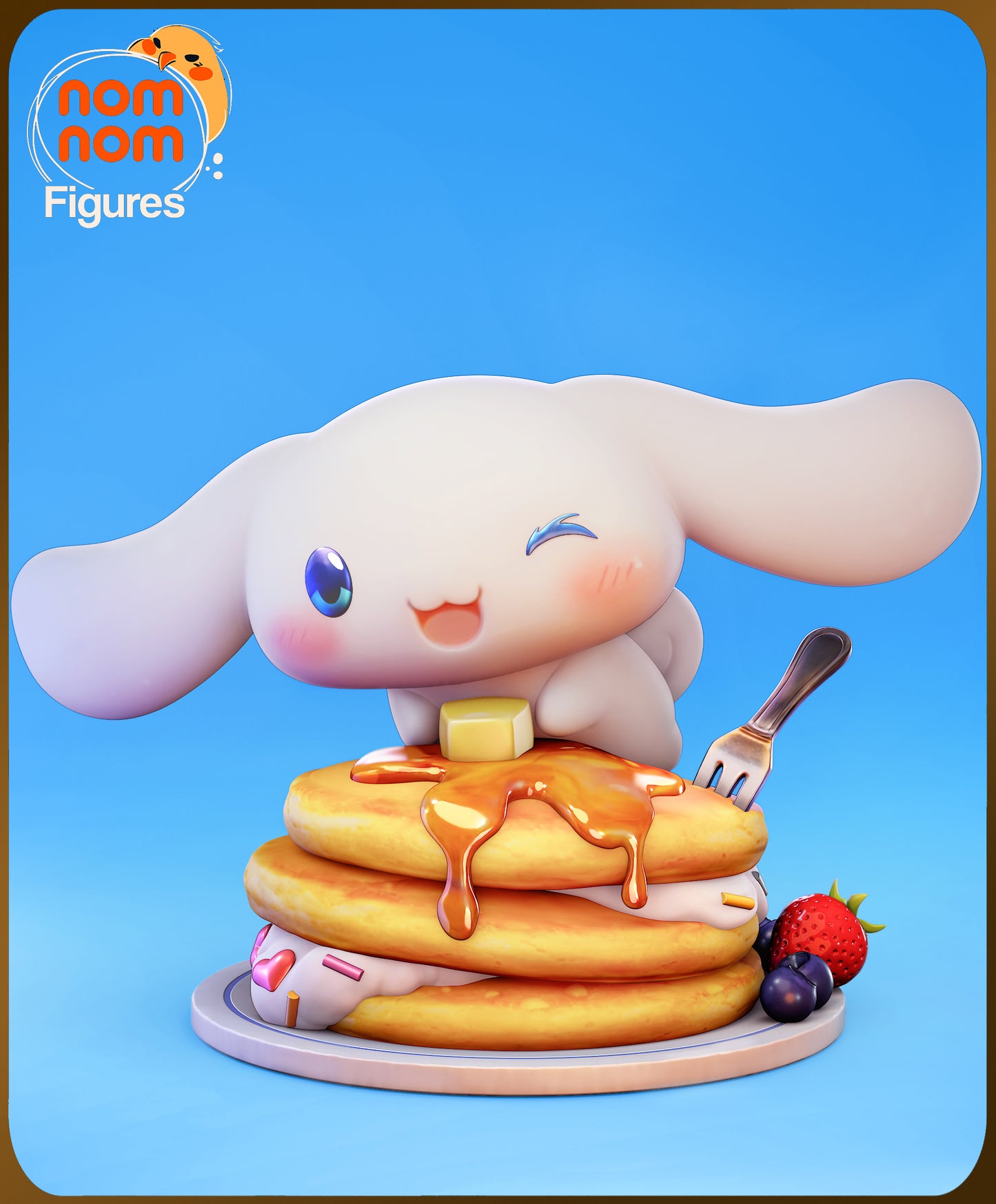 Chibi Cinnimon Roll - Unassembled and Unpainted Garage Kit - Model Designed by NomNom Figures