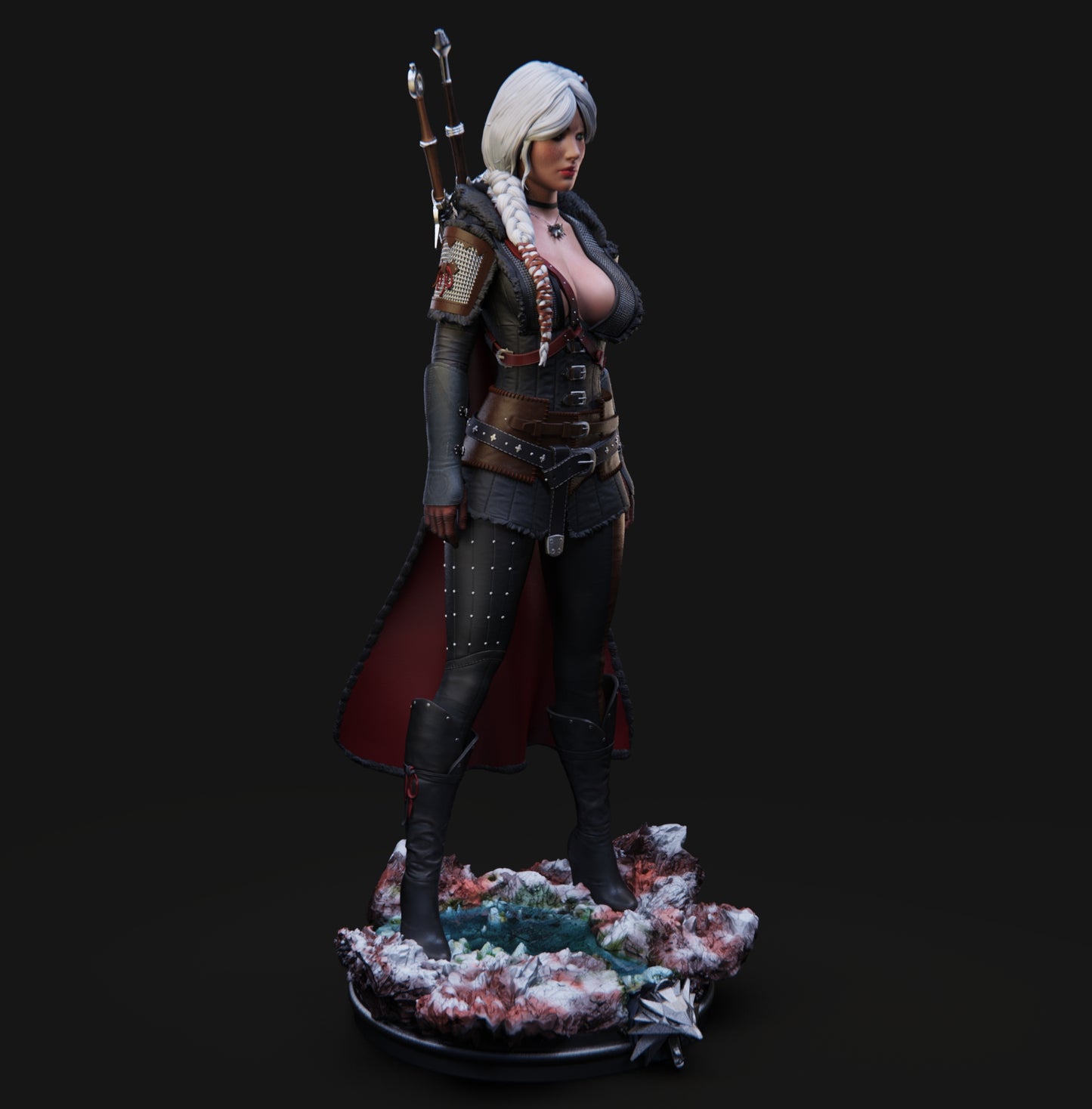 Ciri - Unassembled and Unpainted Garage Kit - Model Designed by Abe3d/Dellas