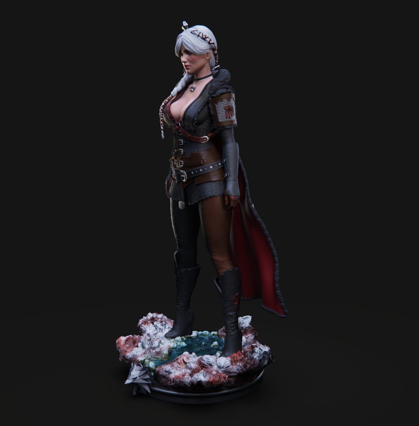 Ciri - Unassembled and Unpainted Garage Kit - Model Designed by Abe3d/Dellas