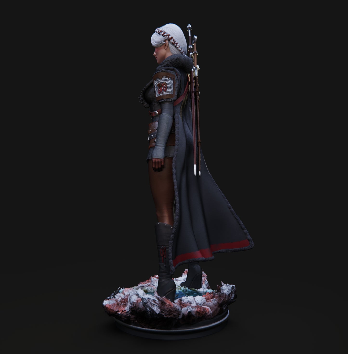 Ciri - Unassembled and Unpainted Garage Kit - Model Designed by Abe3d/Dellas