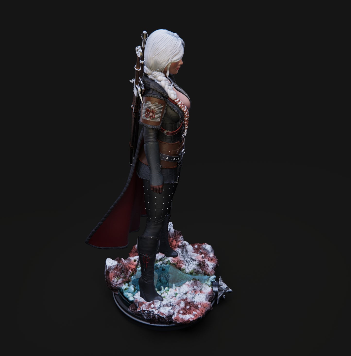 Ciri - Unassembled and Unpainted Garage Kit - Model Designed by Abe3d/Dellas