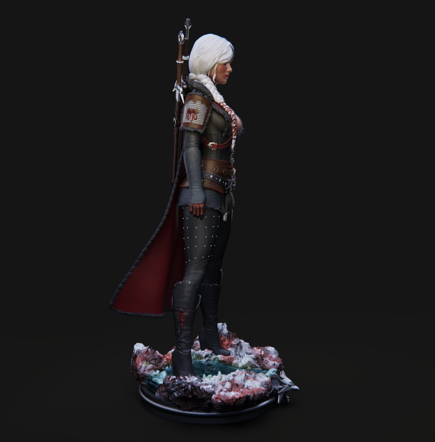 Ciri - Unassembled and Unpainted Garage Kit - Model Designed by Abe3d/Dellas