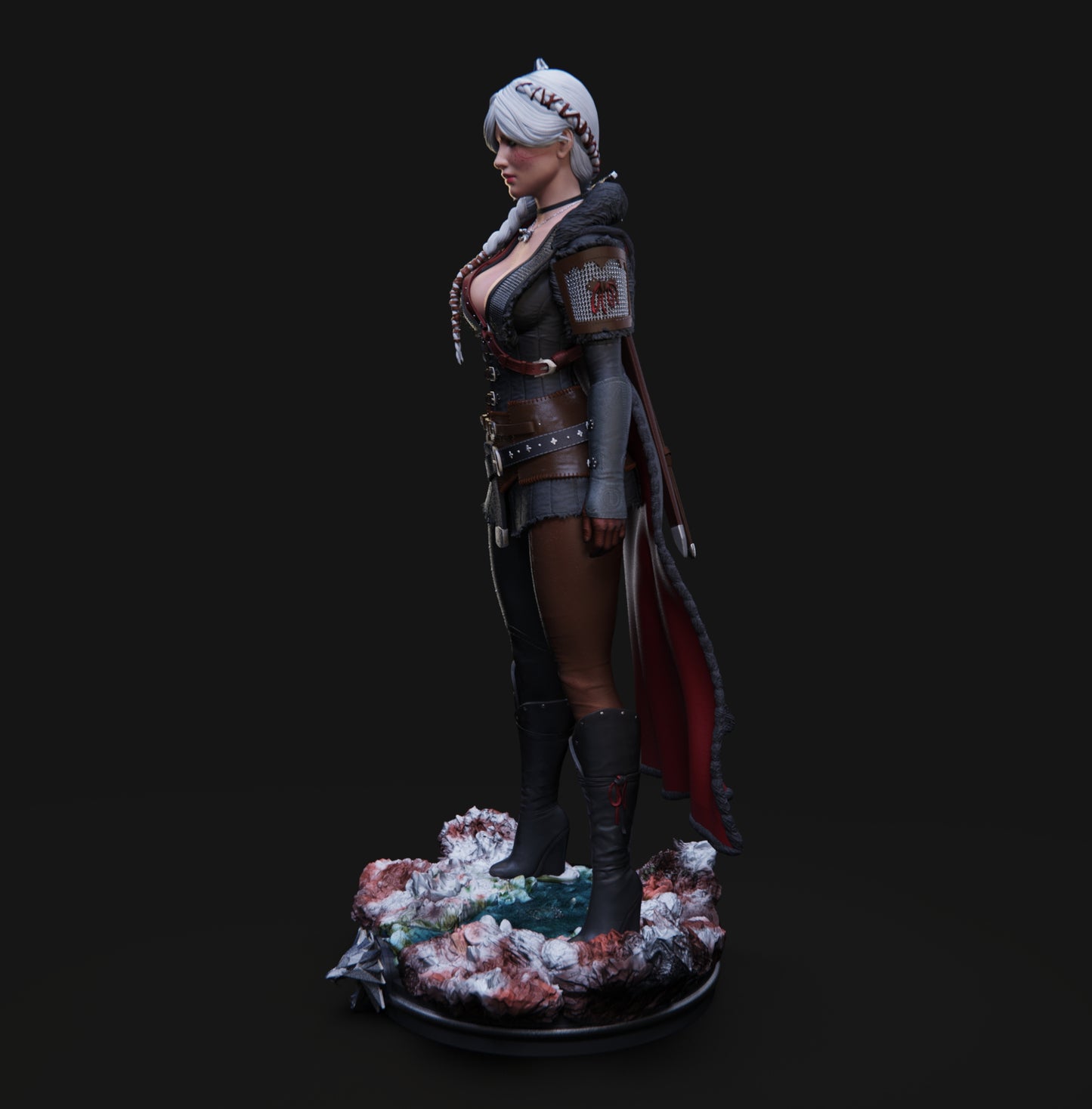 Ciri - Unassembled and Unpainted Garage Kit - Model Designed by Abe3d/Dellas
