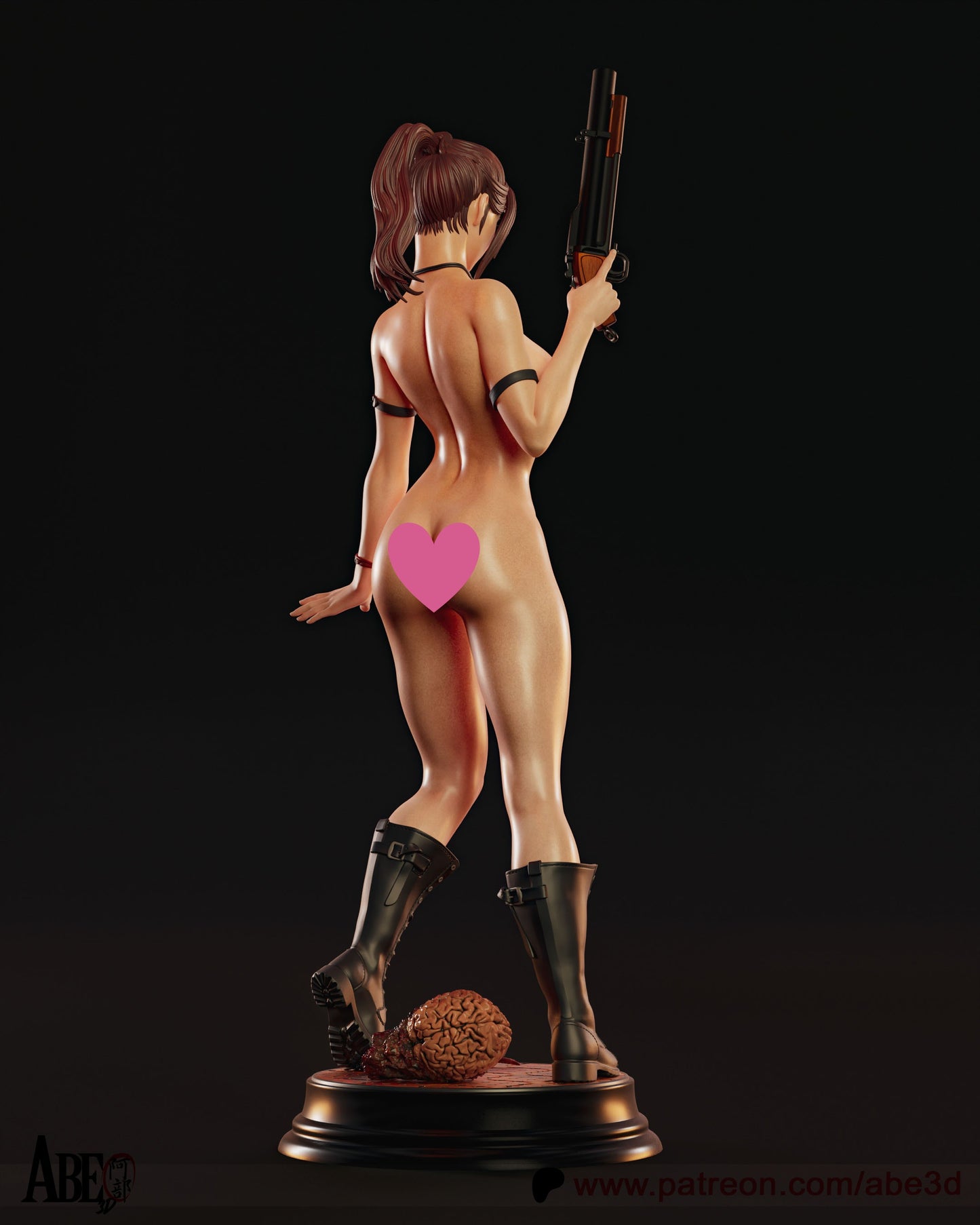 Claire NSFW - Unassembled and Unpainted Garage Kit - Model Designed by Abe3d