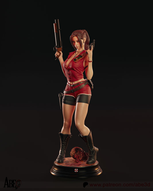 Claire (VARIANT PARTS INCLUDED) - Unassembled and Unpainted Garage Kit - Model Designed by Abe3d