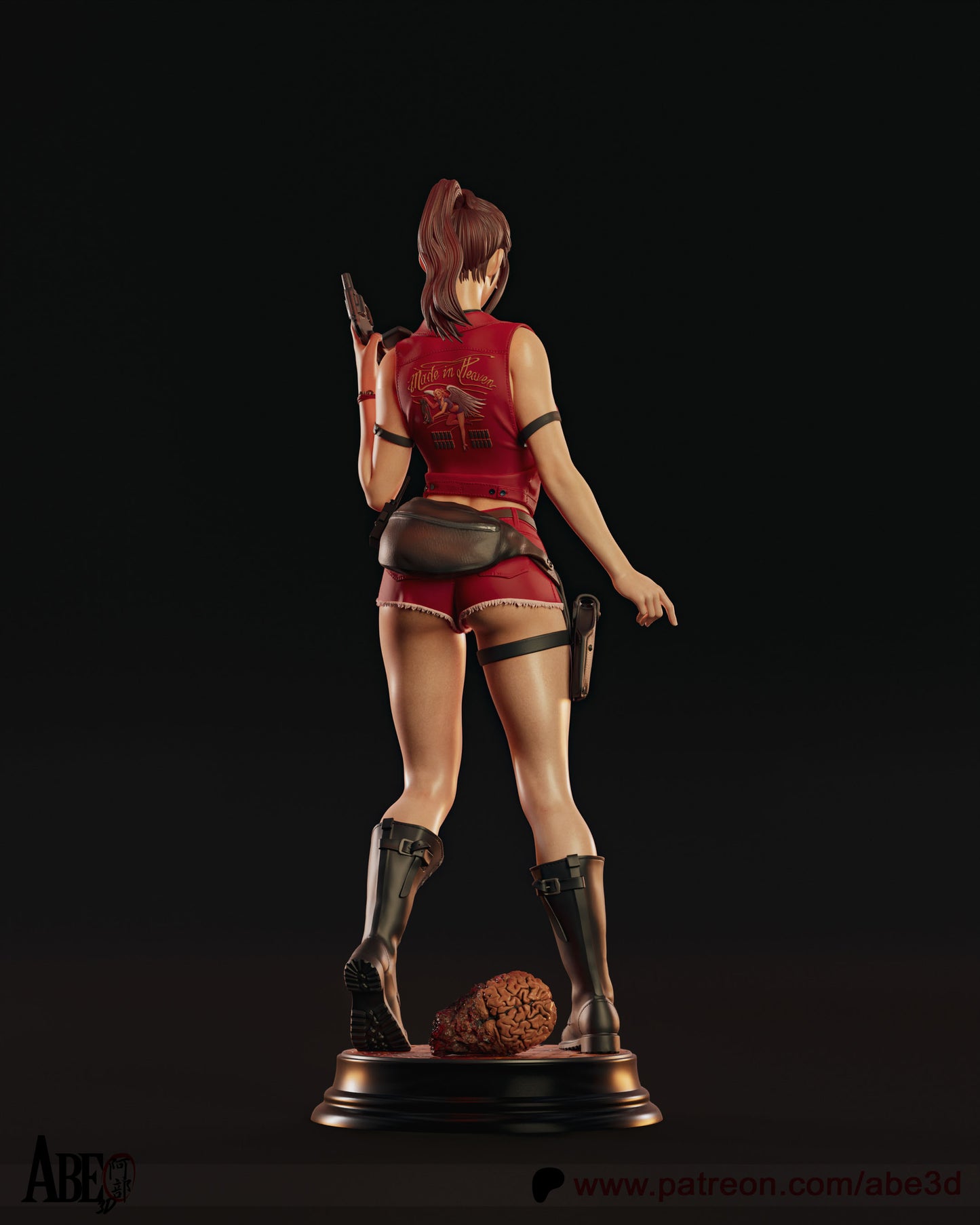 Claire (VARIANT PARTS INCLUDED) - Unassembled and Unpainted Garage Kit - Model Designed by Abe3d