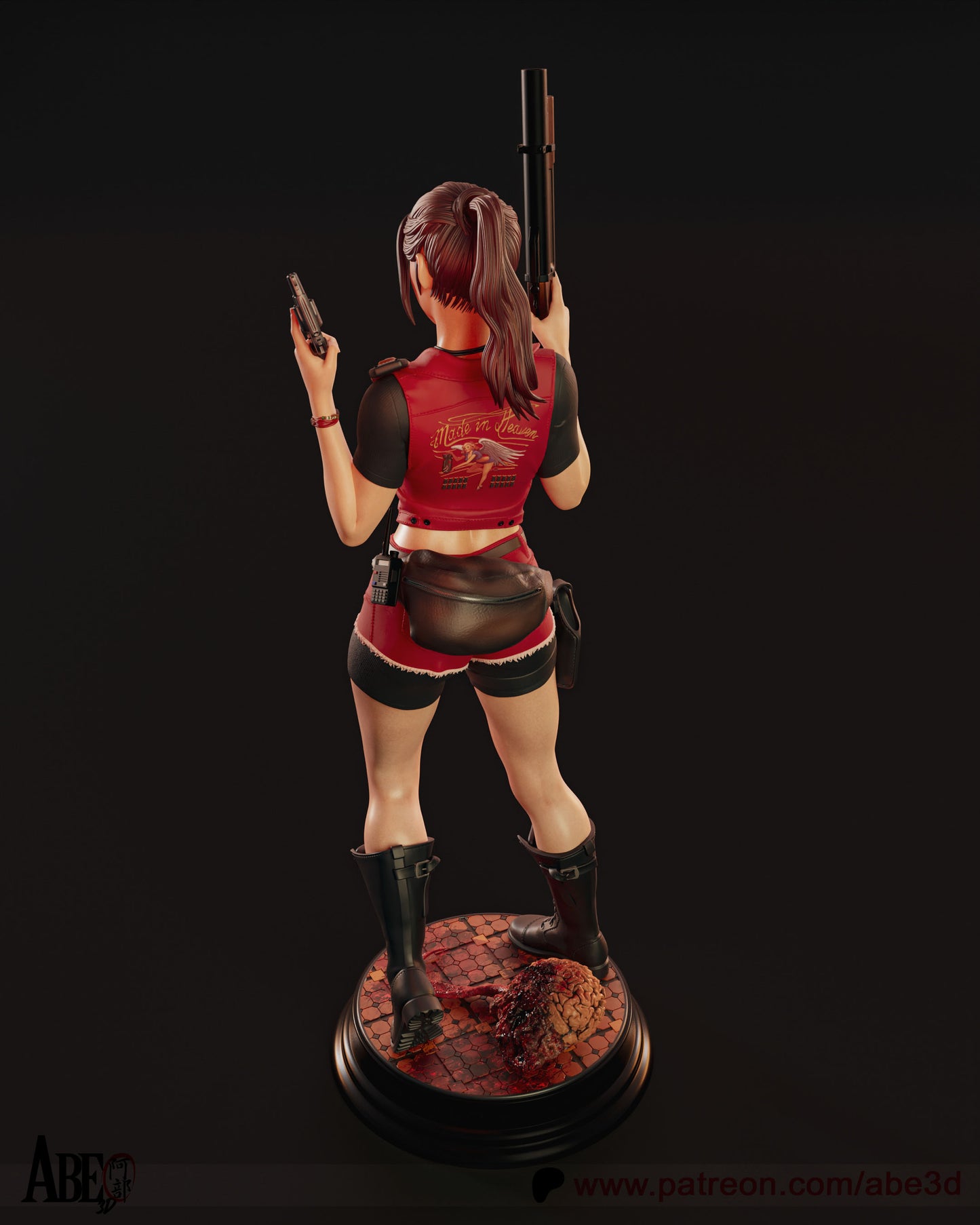 Claire (VARIANT PARTS INCLUDED) - Unassembled and Unpainted Garage Kit - Model Designed by Abe3d